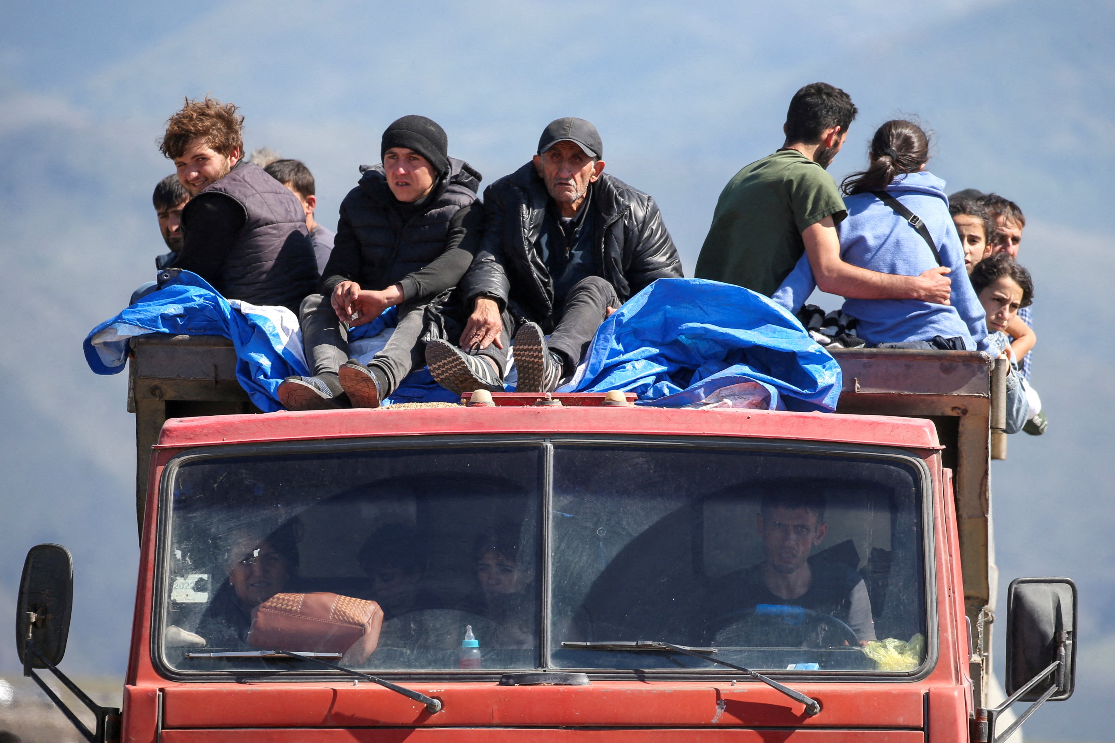 Ethnic Armenians have been fleeing Nagorno-Karabakh