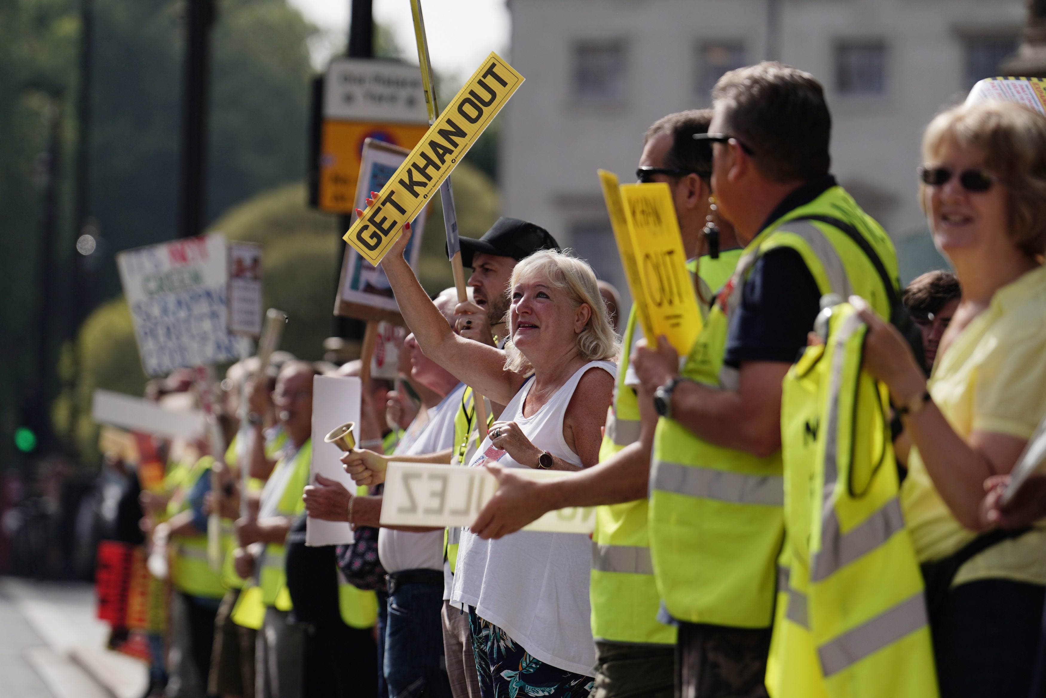 Protests against the policy took place in London