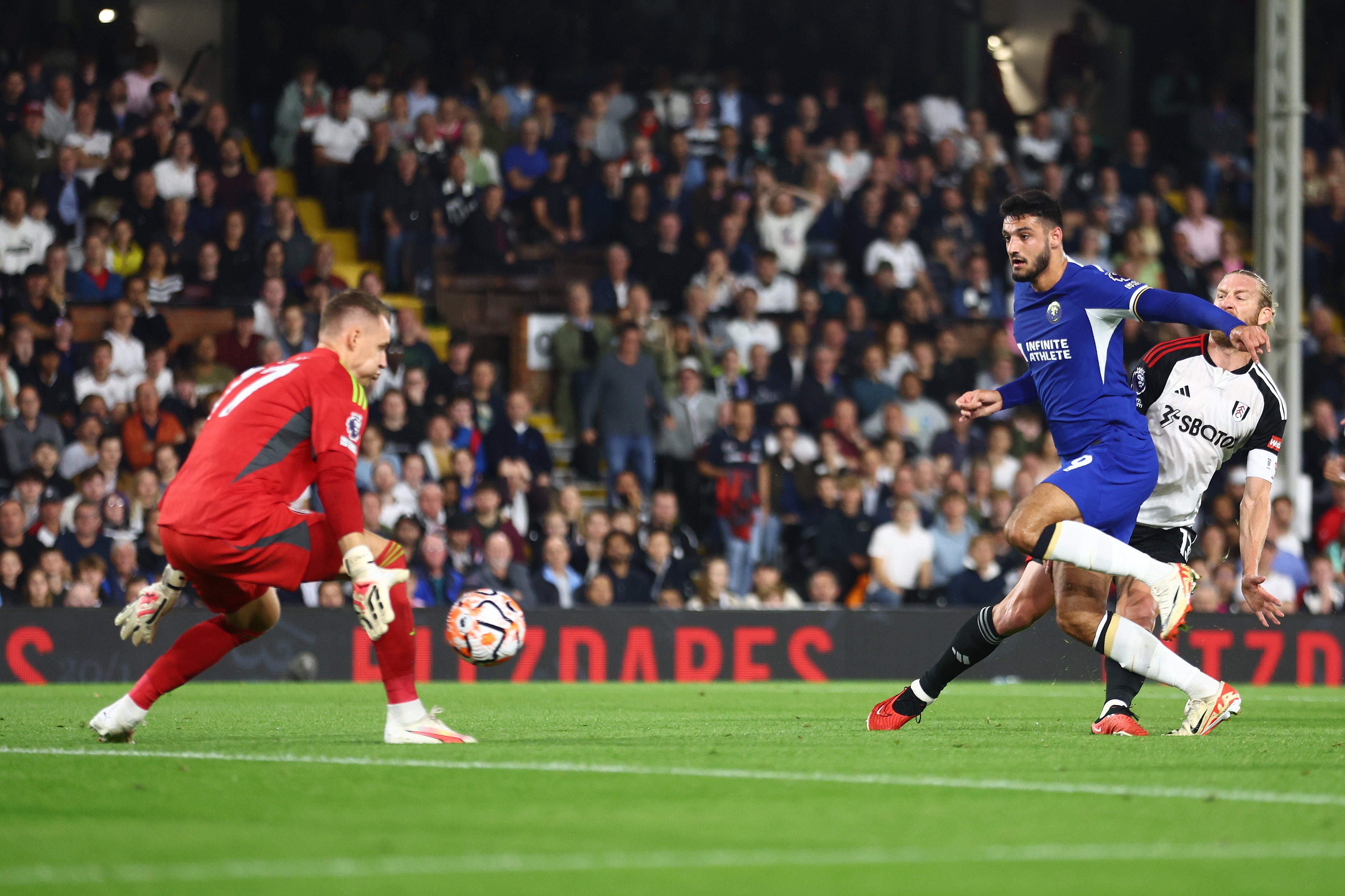 Broja’s touch doubled Chelsea’s lead just 80 seconds later