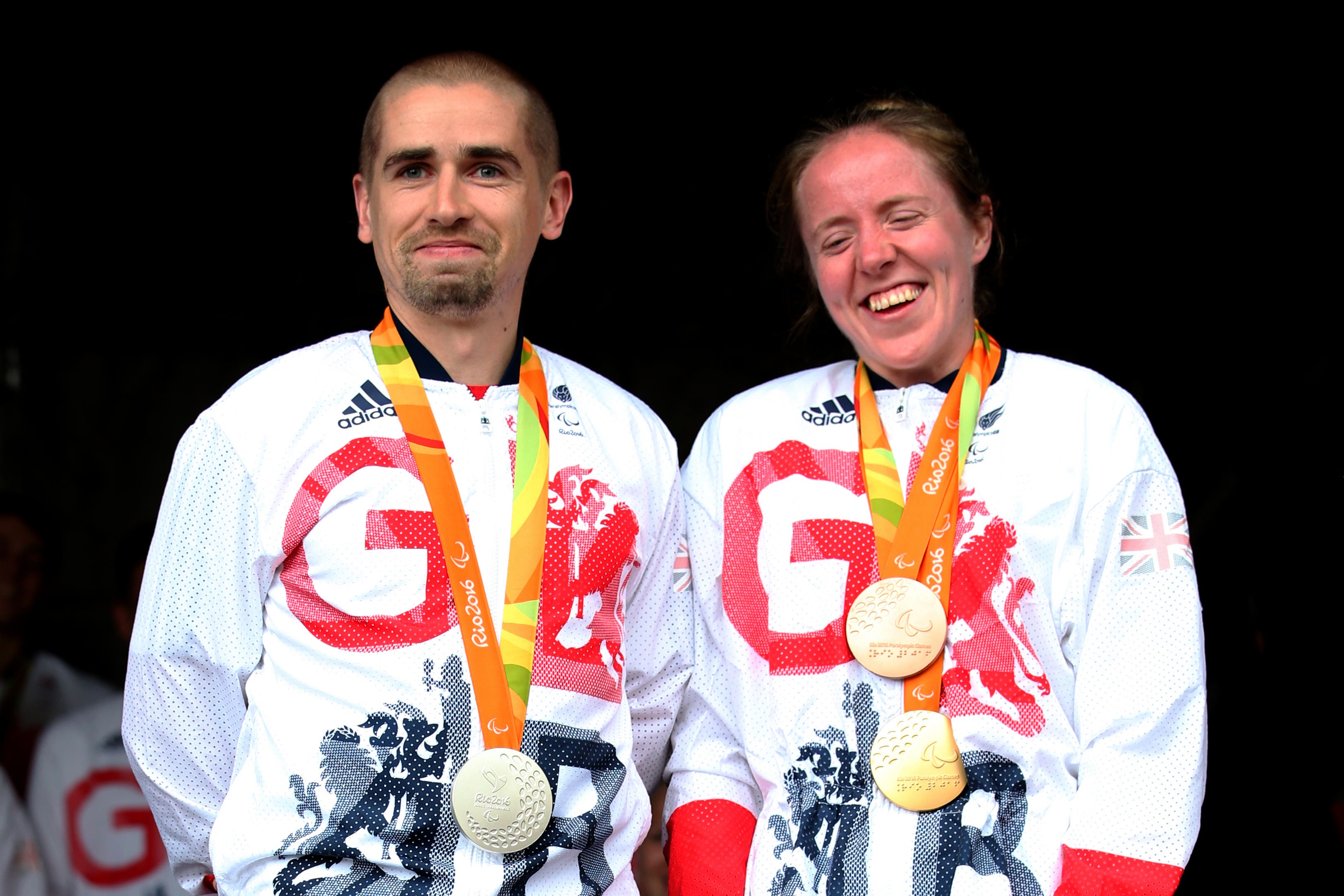 Neil and Lora Fachie (Jane Barlow/PA)