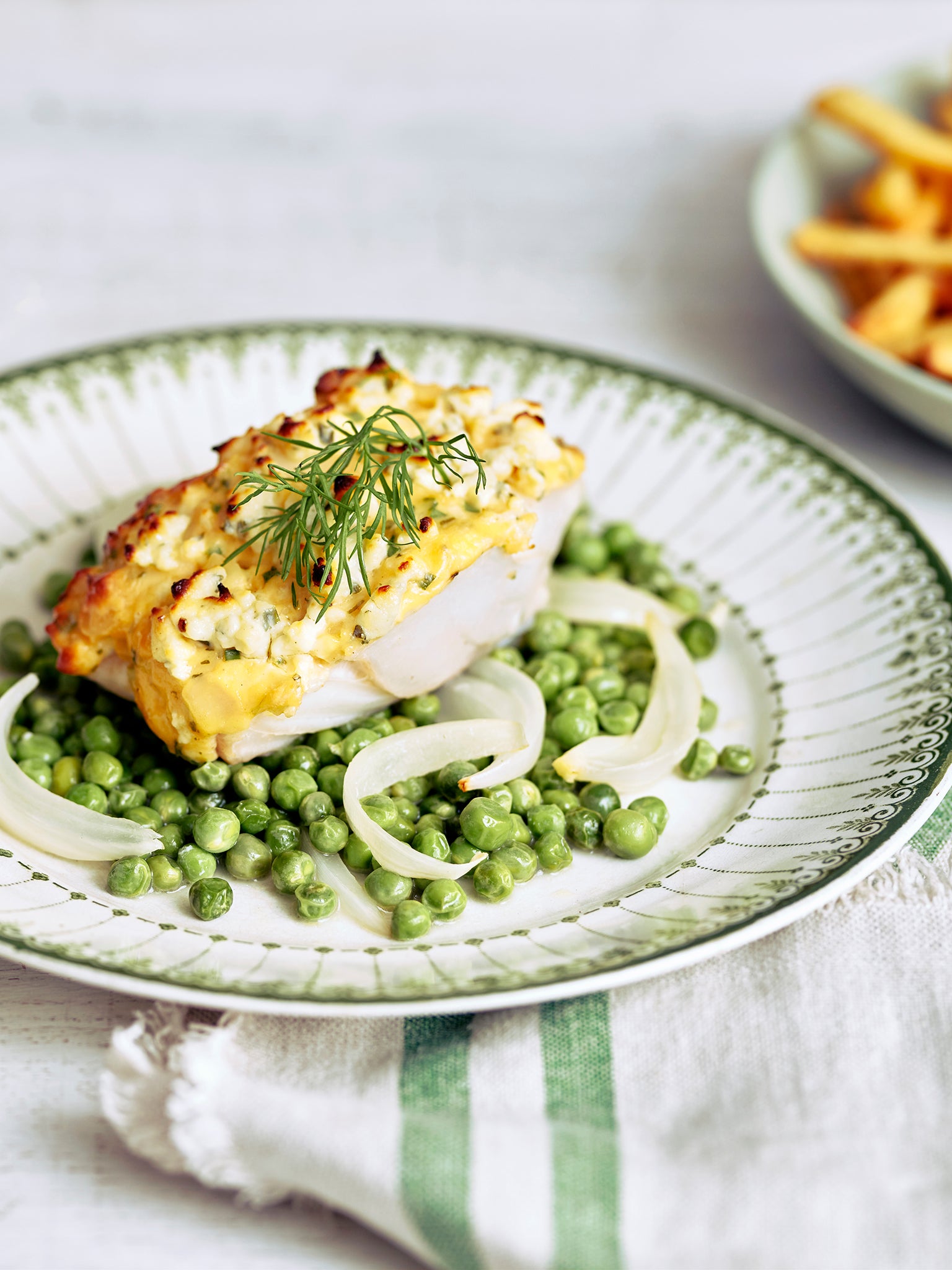Boursin makes for a delectable savoury topping for grilled fish