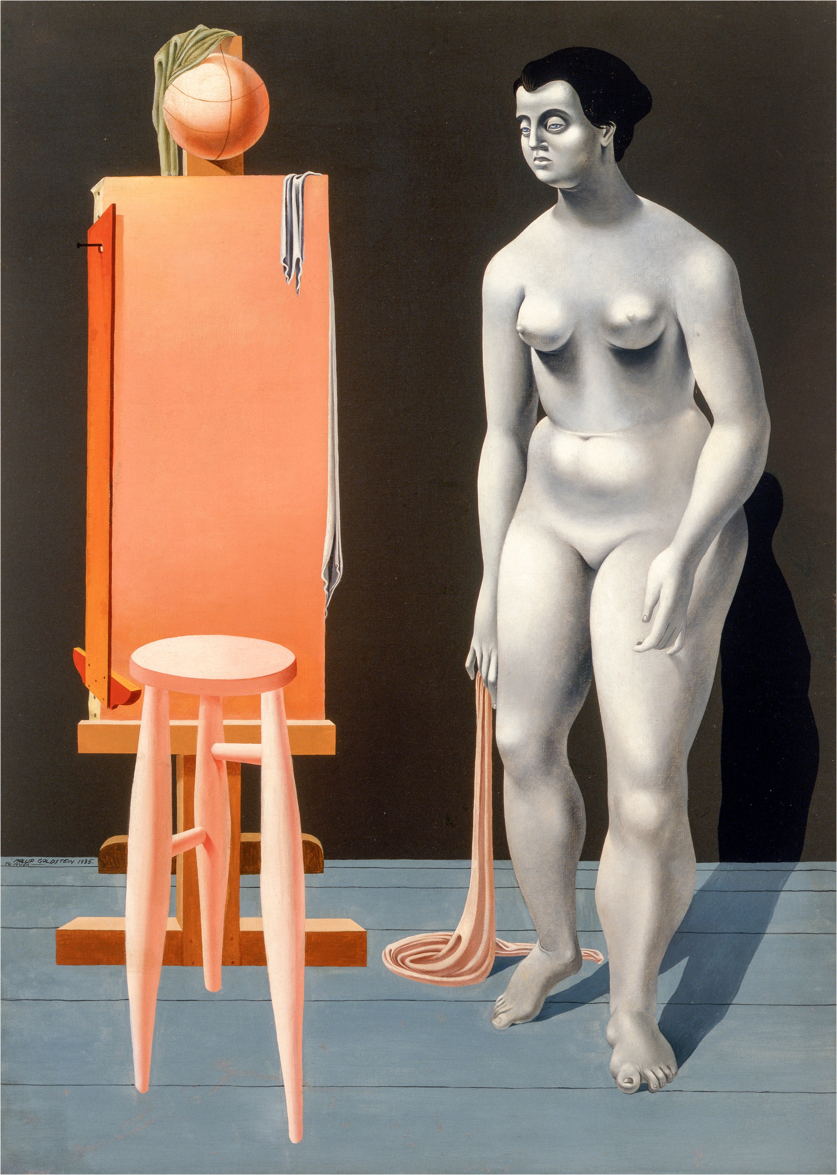 ‘Female Nude with Easel,’ 1935