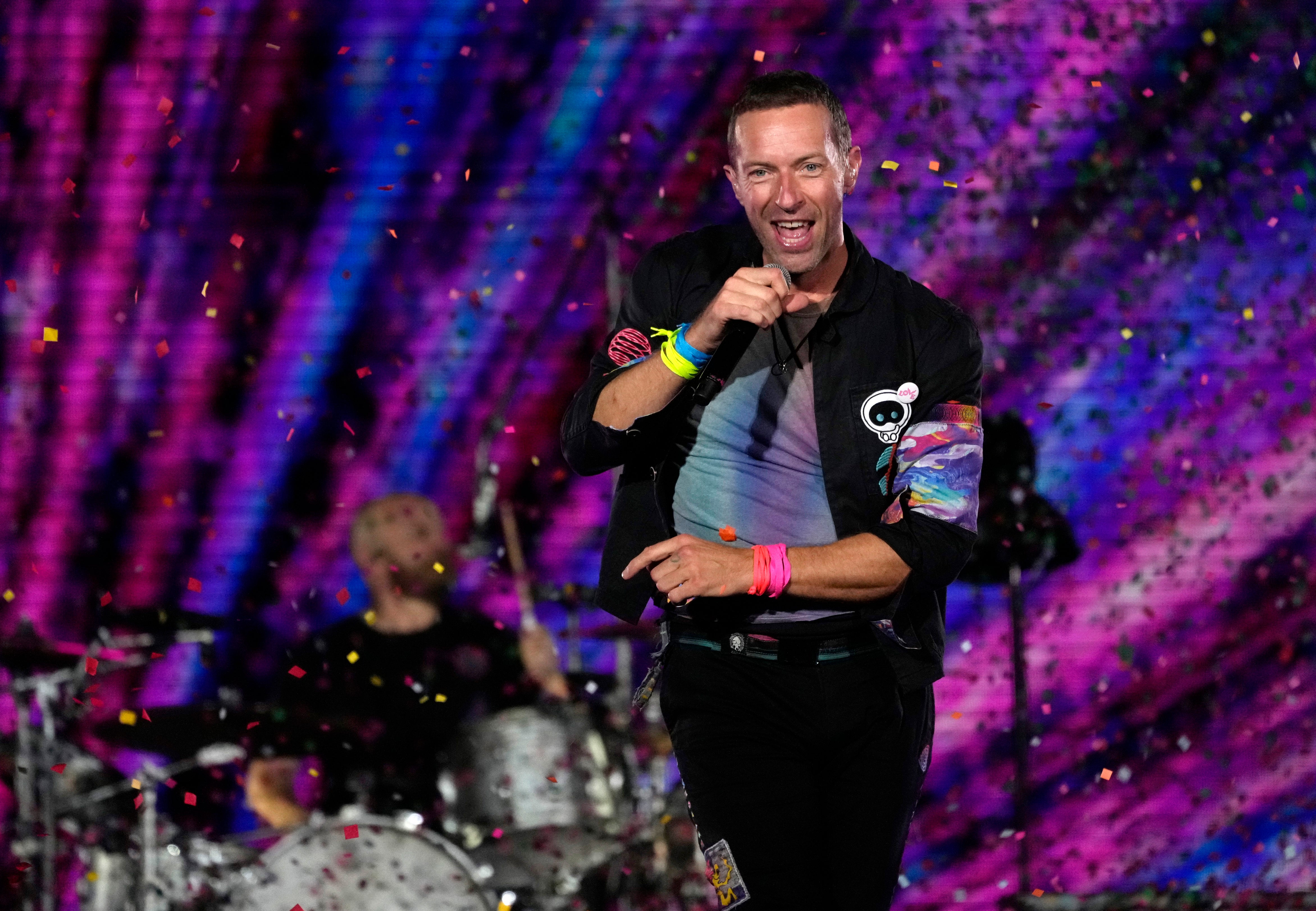 Coldplay frontman Chris Martin