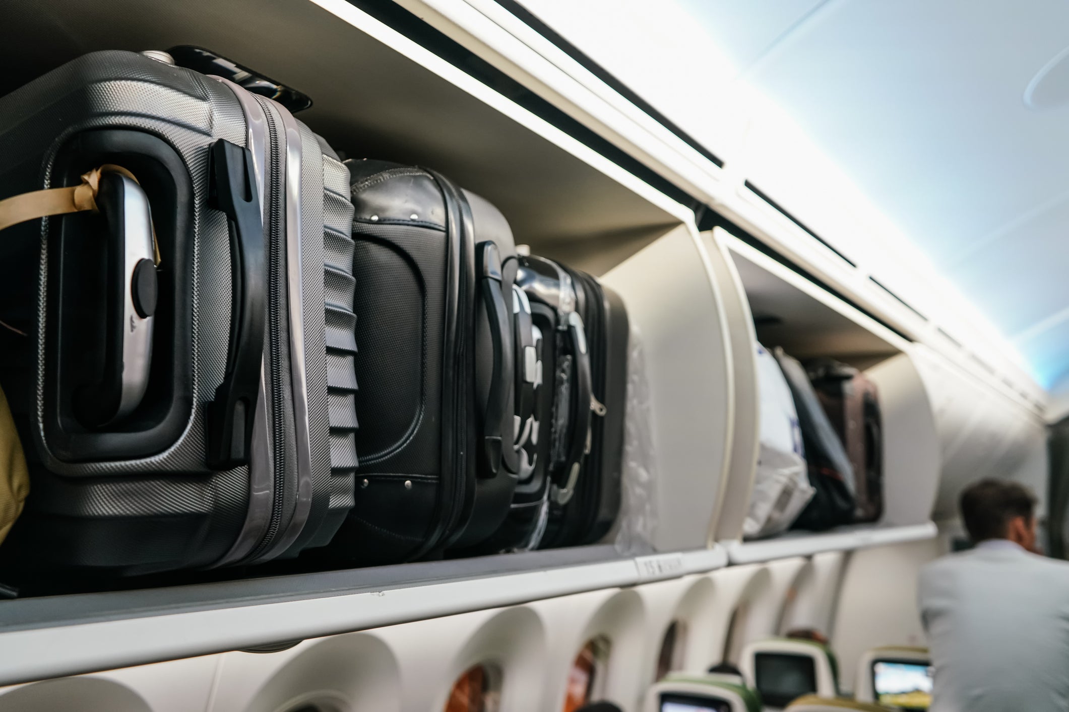 If the lockers are full and you don’t need your bag, an airline can instruct that it go in the hold