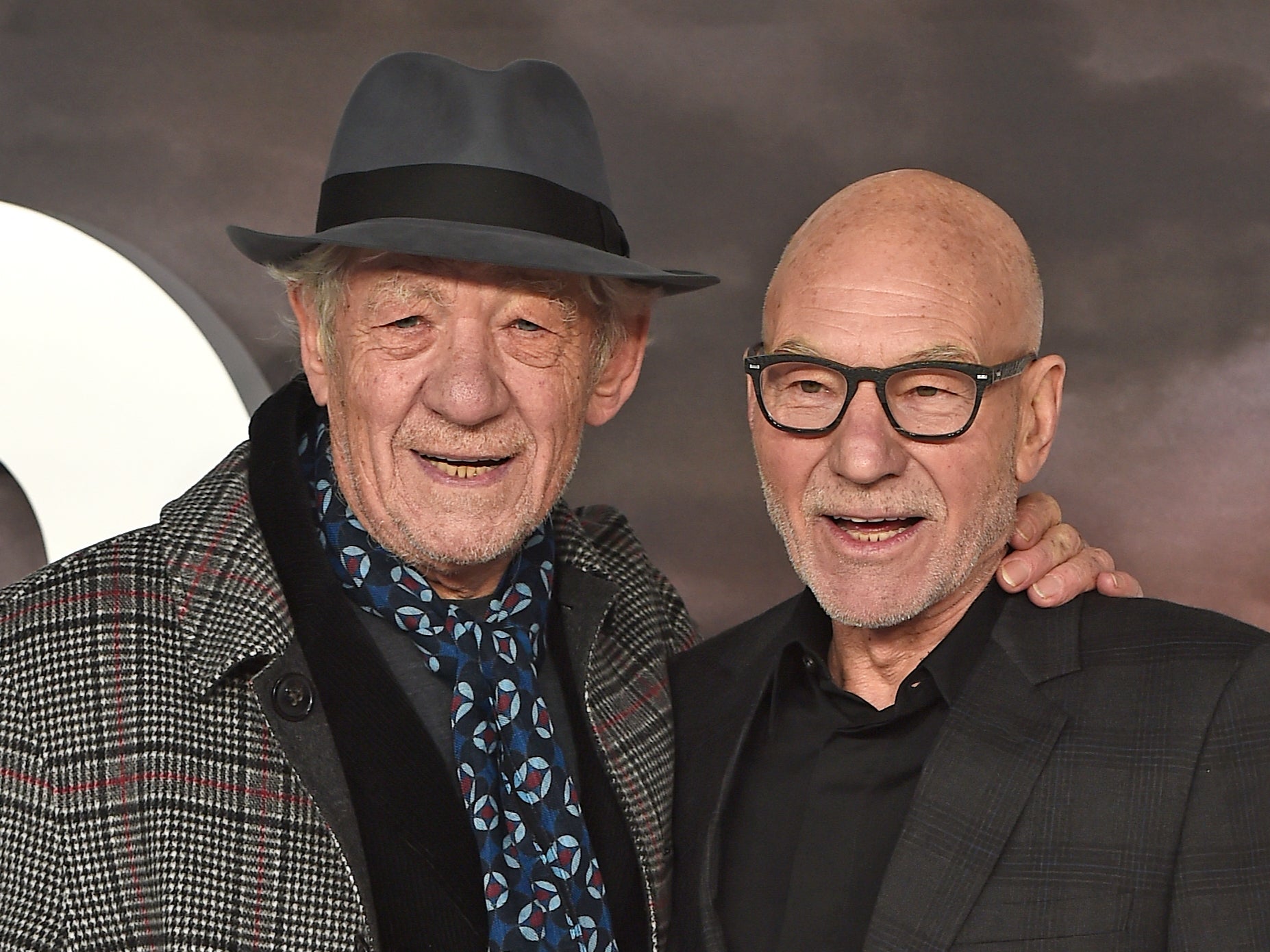 Sir Ian McKellen (left) and Sir Patrick Stewart