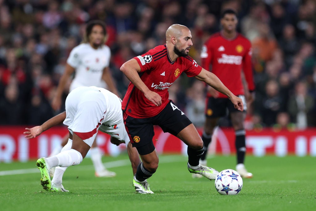 Sofyan Amrabat arrived at Old Trafford on loan this summer