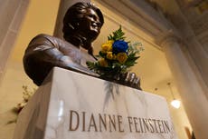 Watch live: Former Senator Dianne Feinstein lies in state in San Francisco