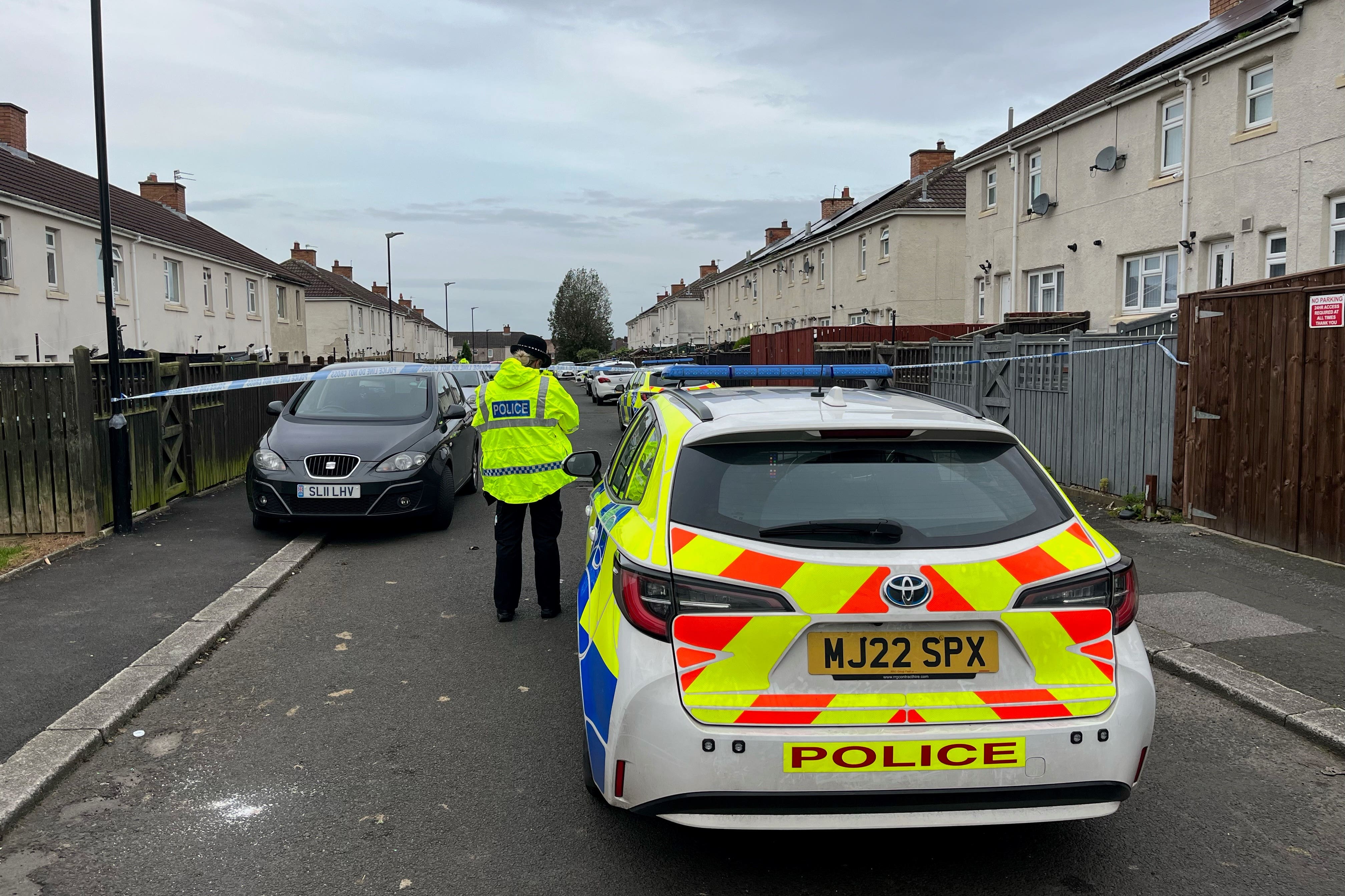 A man in his 50s was seriously injured in a dog attack on Maple Terrace in Shiney Row (Tom Wilkinson/PA)