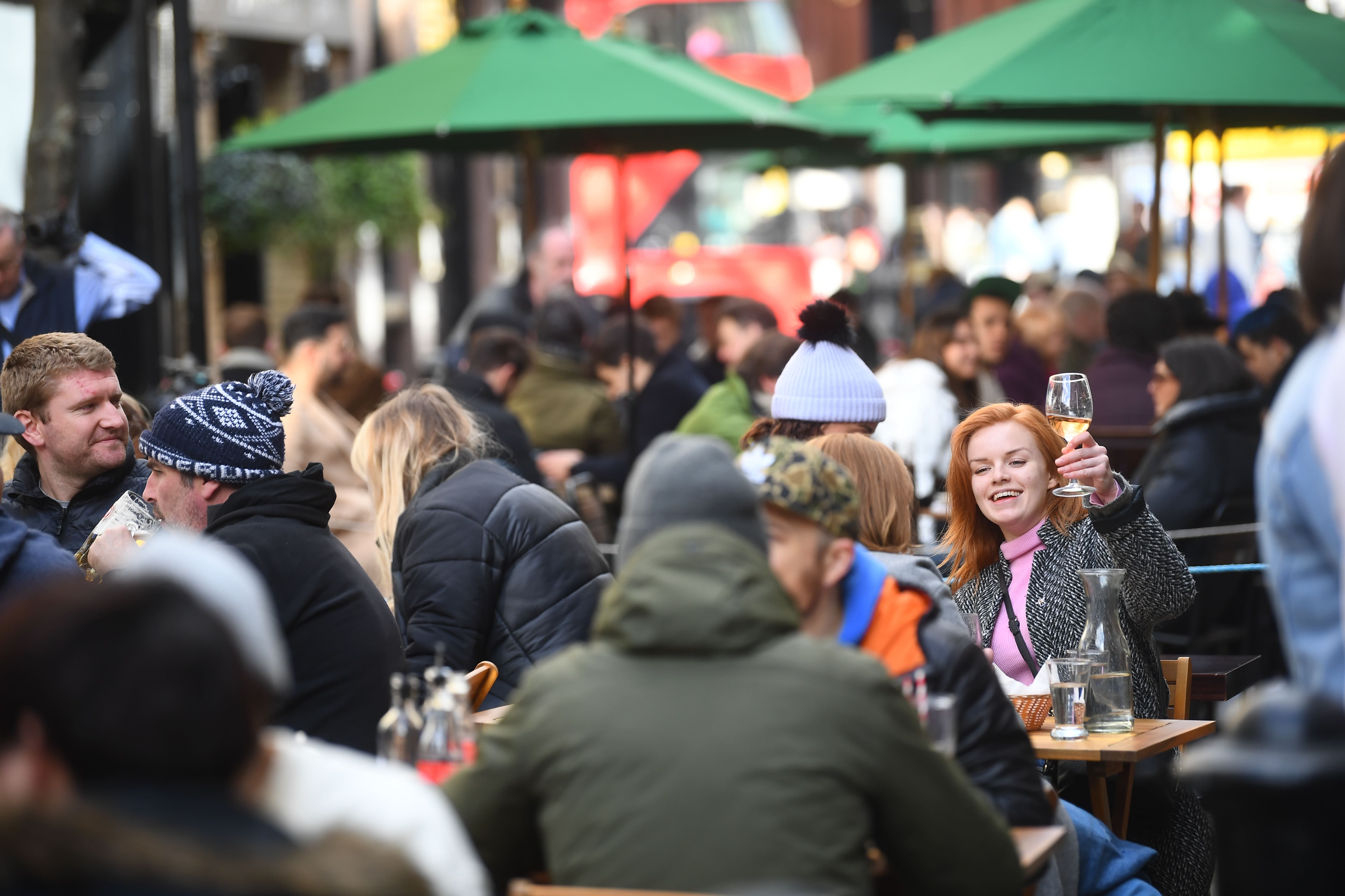 The UK’s services sector saw its weakest performance since the start of the year last month (Victoria Jones/PA)