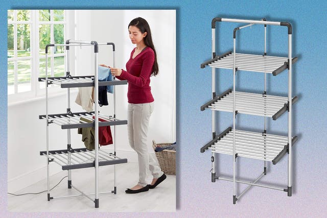 <p>The drying rack will make light work of large loads </p>