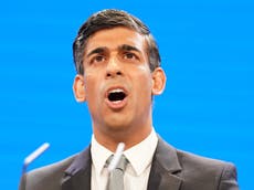 Rishi Sunak refuses to repeat Suella Braverman’s claim ‘hurricane’ of migrants coming – Tory conference live