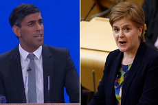 Sunak jokes that Nicola Sturgeon faces prison as he takes aim at ‘forces of separatism’
