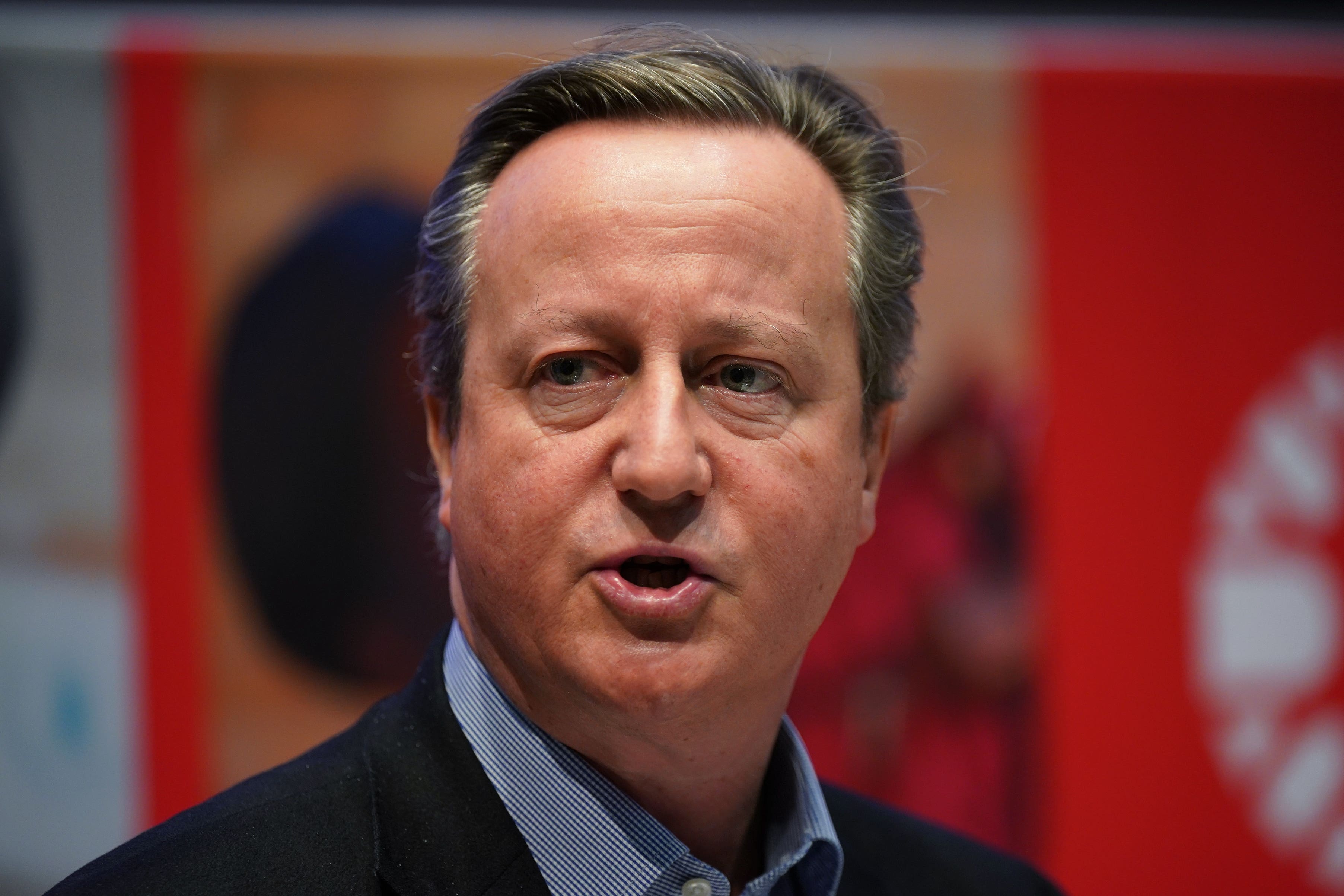 Former prime minister David Cameron said the decision on HS2 ‘is the wrong one’