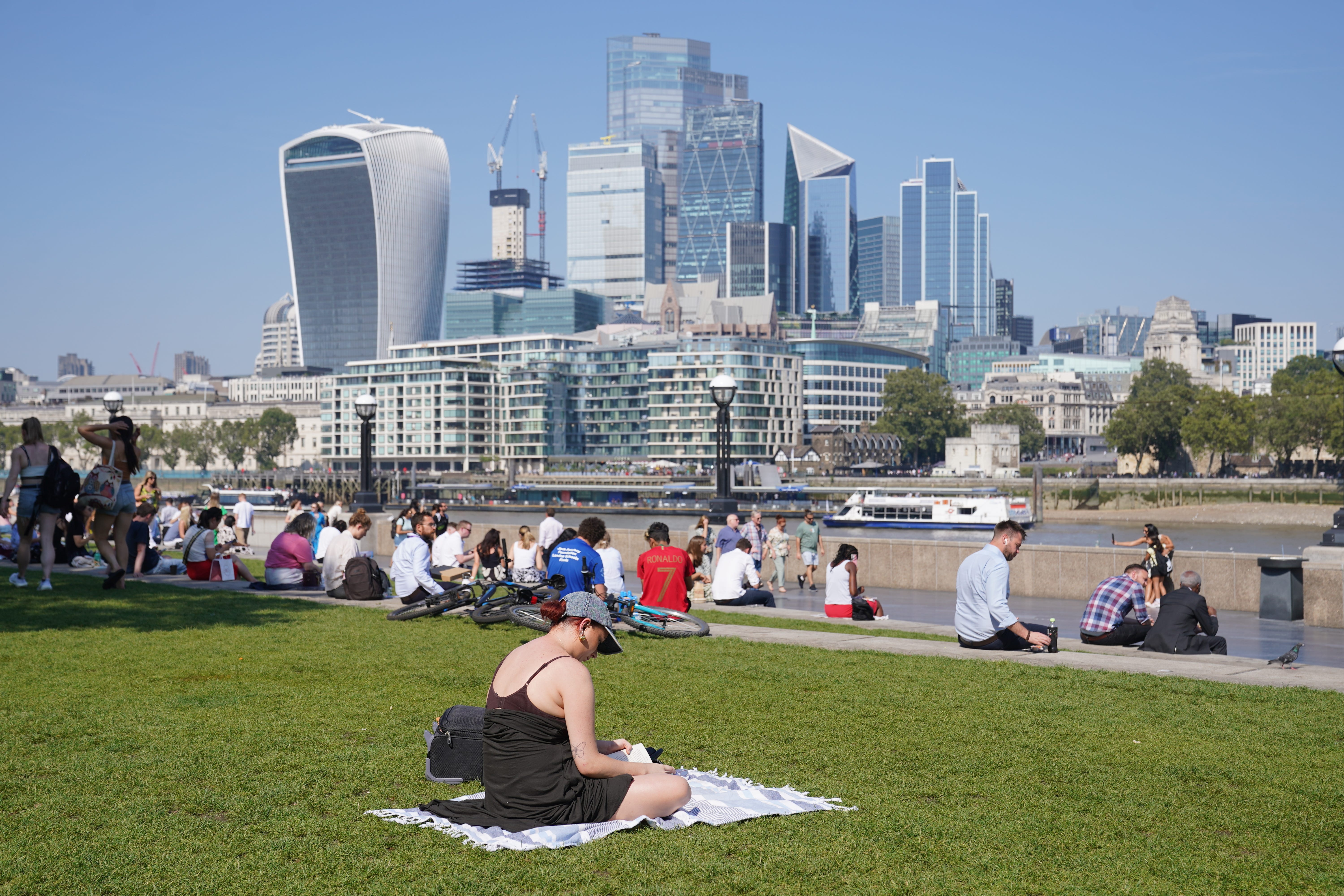 An “unusual” blast of 26C warmth will hit parts of the country (Lucy North/PA)