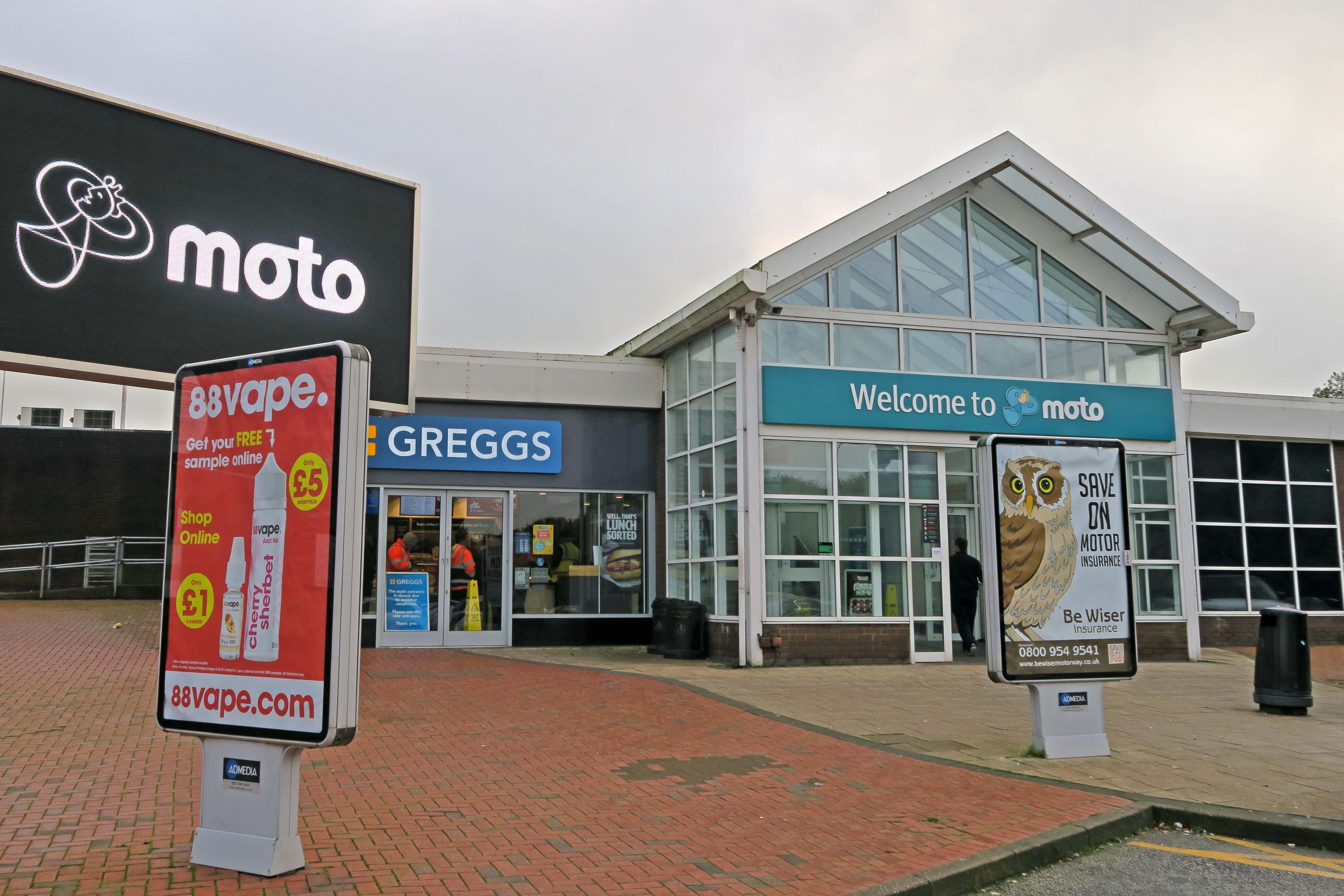 A motorway services in West Yorkshire has been ranked the worst in Britain for the second year in a row (Alamy/PA)