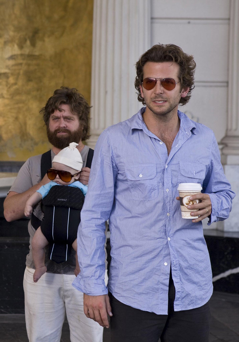 Career breakthrough: Cooper stars alongside Zach Galifianakis in ‘The Hangover’