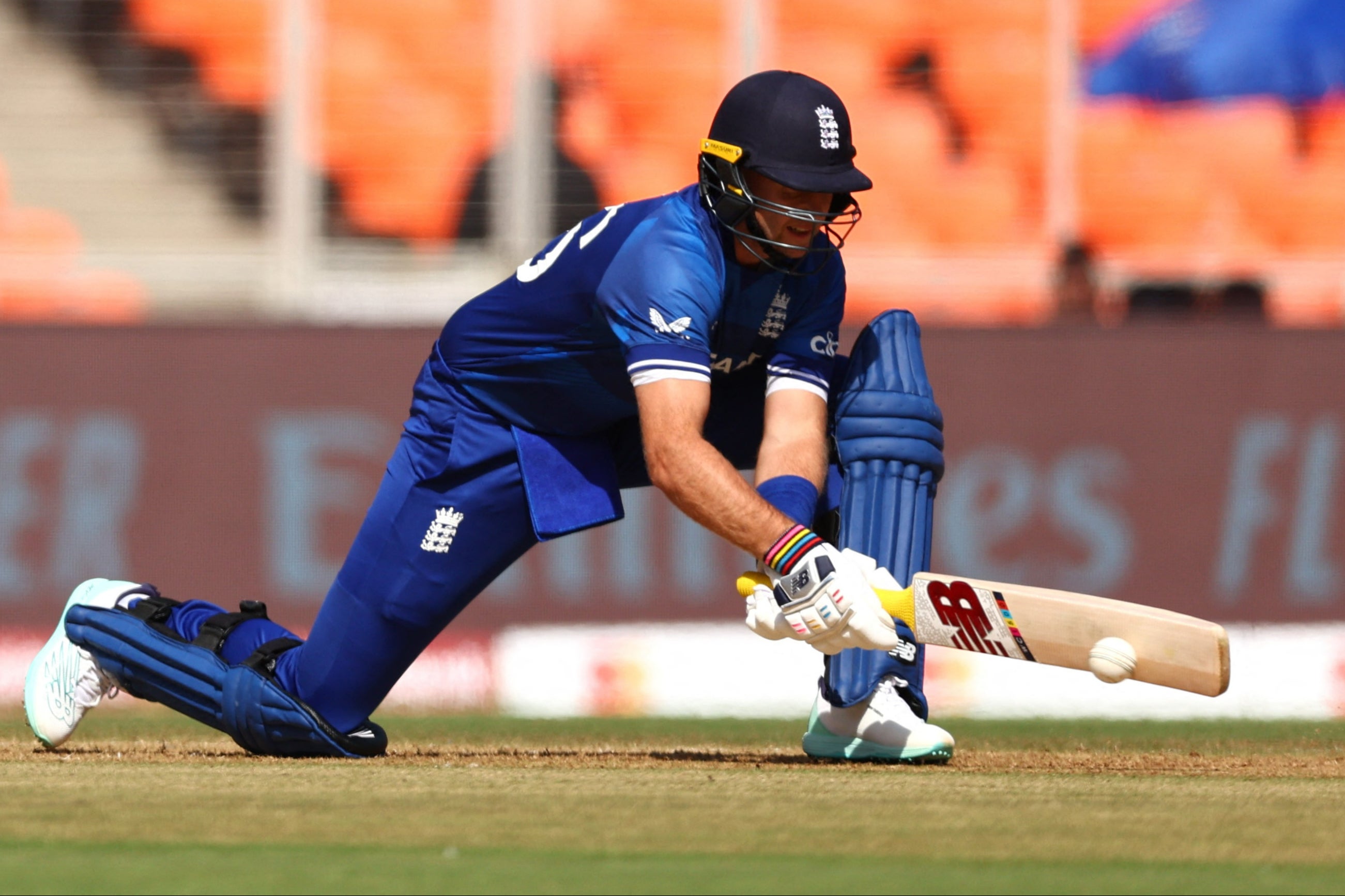 England v New Zealand LIVE: Score updates from Cricket World Cup 2023 opener as Root out for 77 and wickets tumble