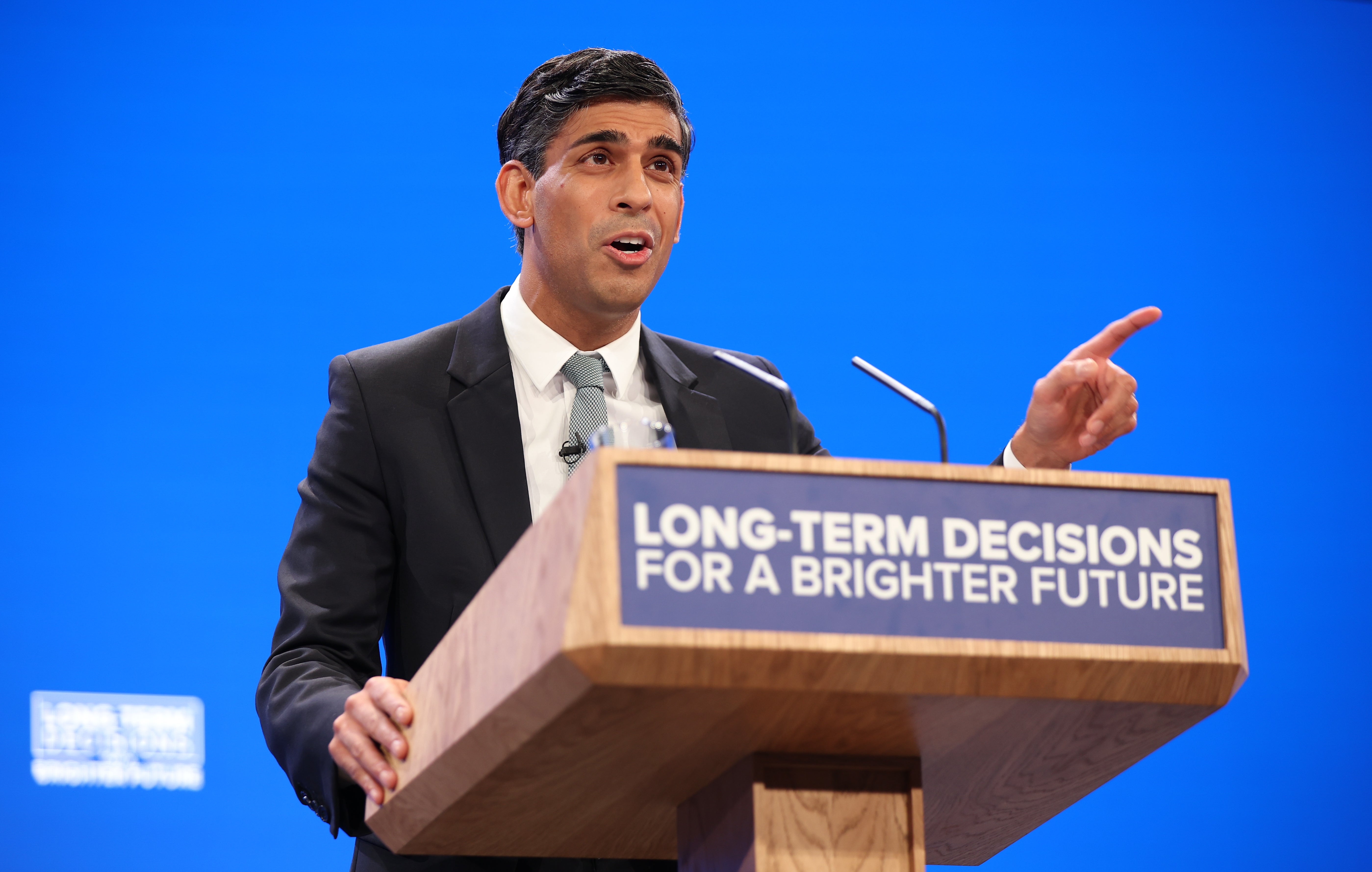 Rishi Sunak used his conference speech to criticise a lack of ‘common sense’ in the public sector