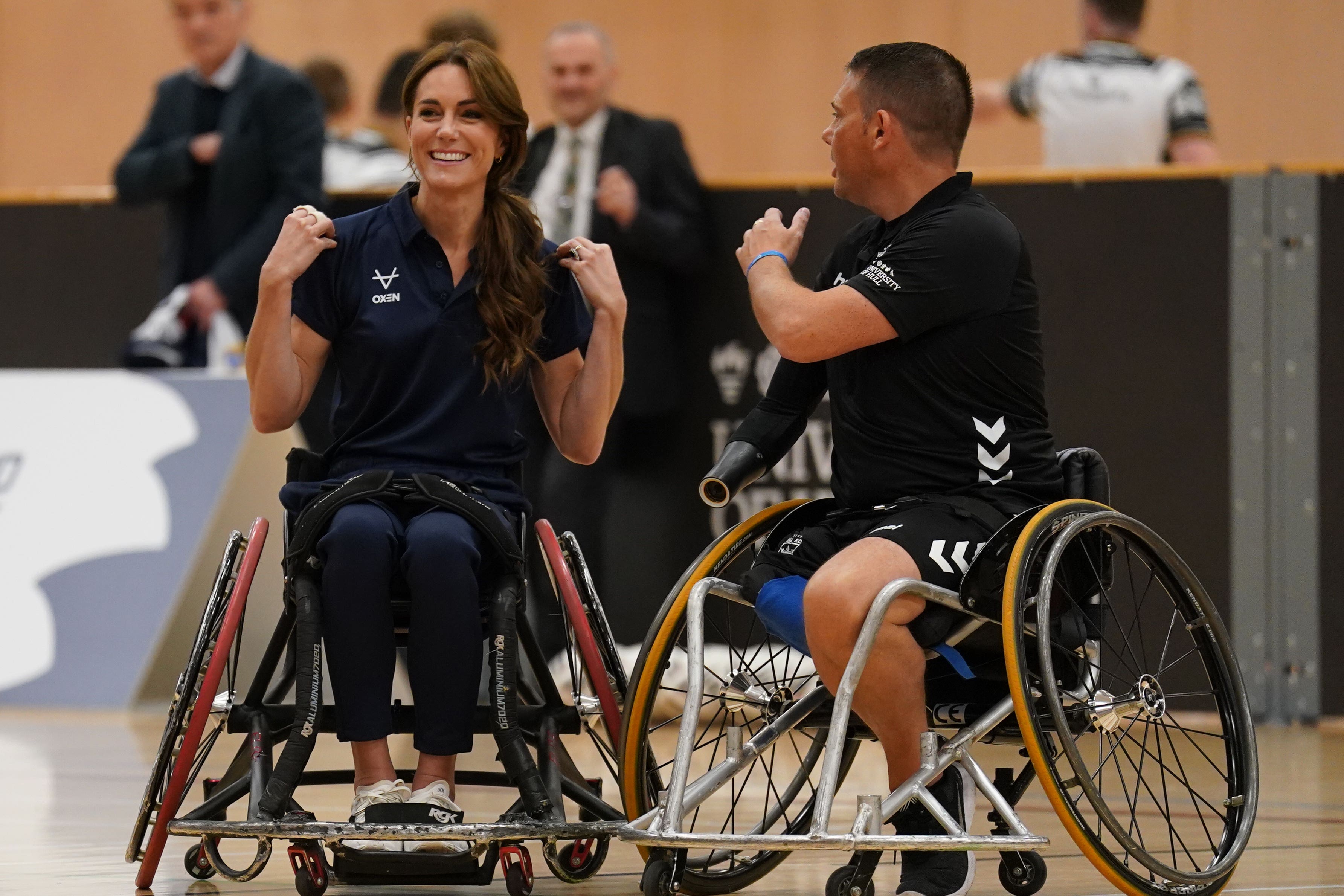 The Princess of Wales invited the squad to Hampton Court Palace for a reception (Owen Humphreys/PA)