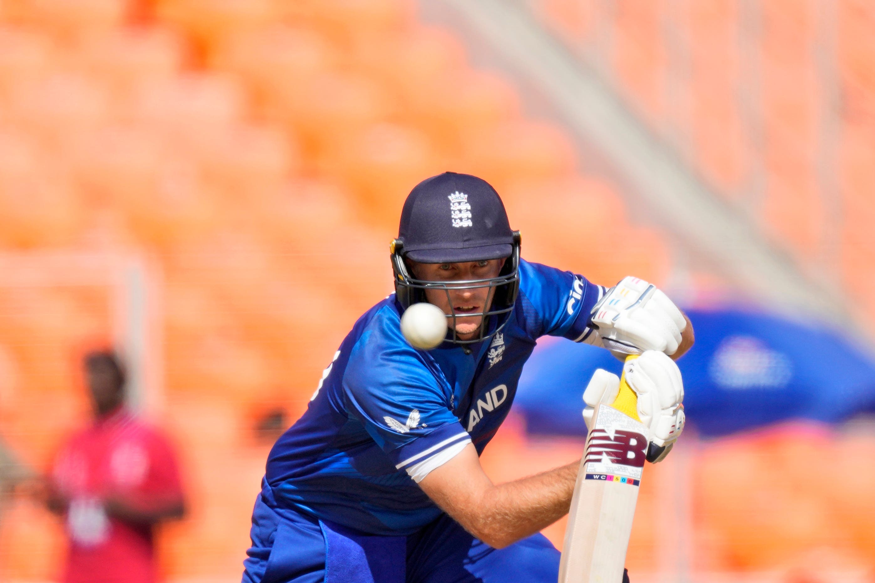 Joe Root top scored with 77 (Ajit Solanki/AP)