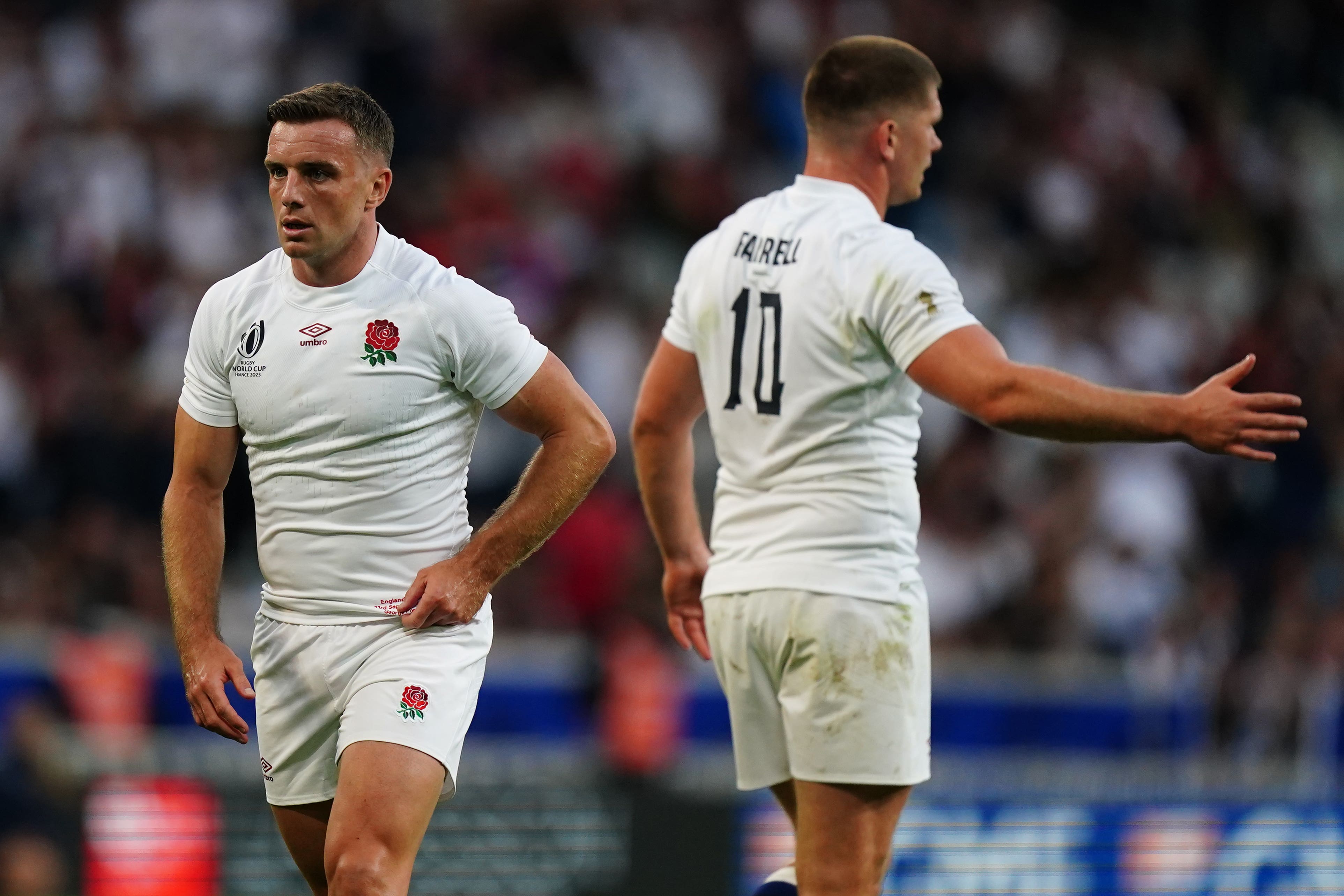 George Ford (left) and Owen Farrell have spent the last 15 years playing together for England