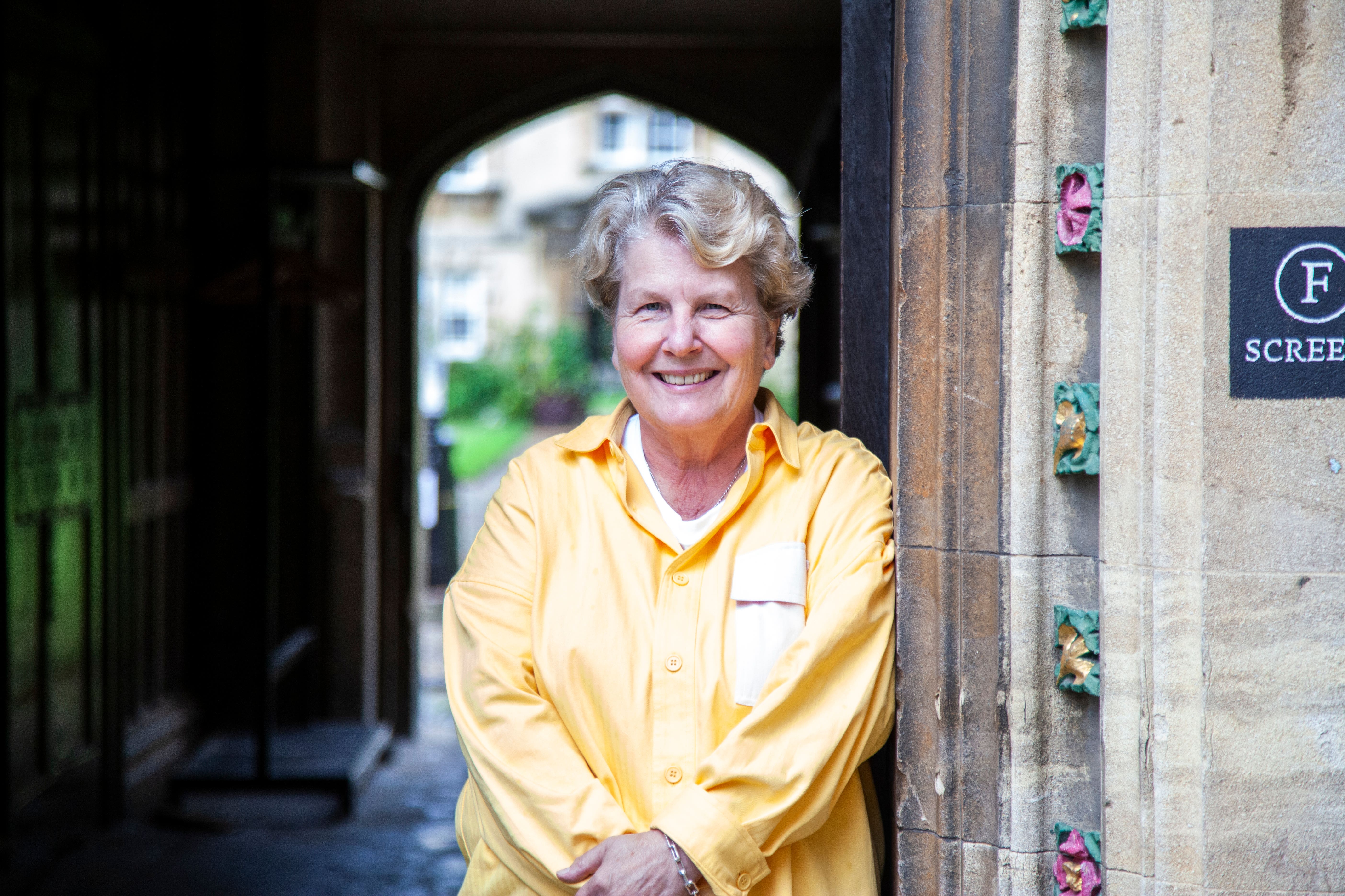 Sandi Toksvig at Christ’s College, Cambridge (Graham CopeKoga/ Cambridge University/ PA)