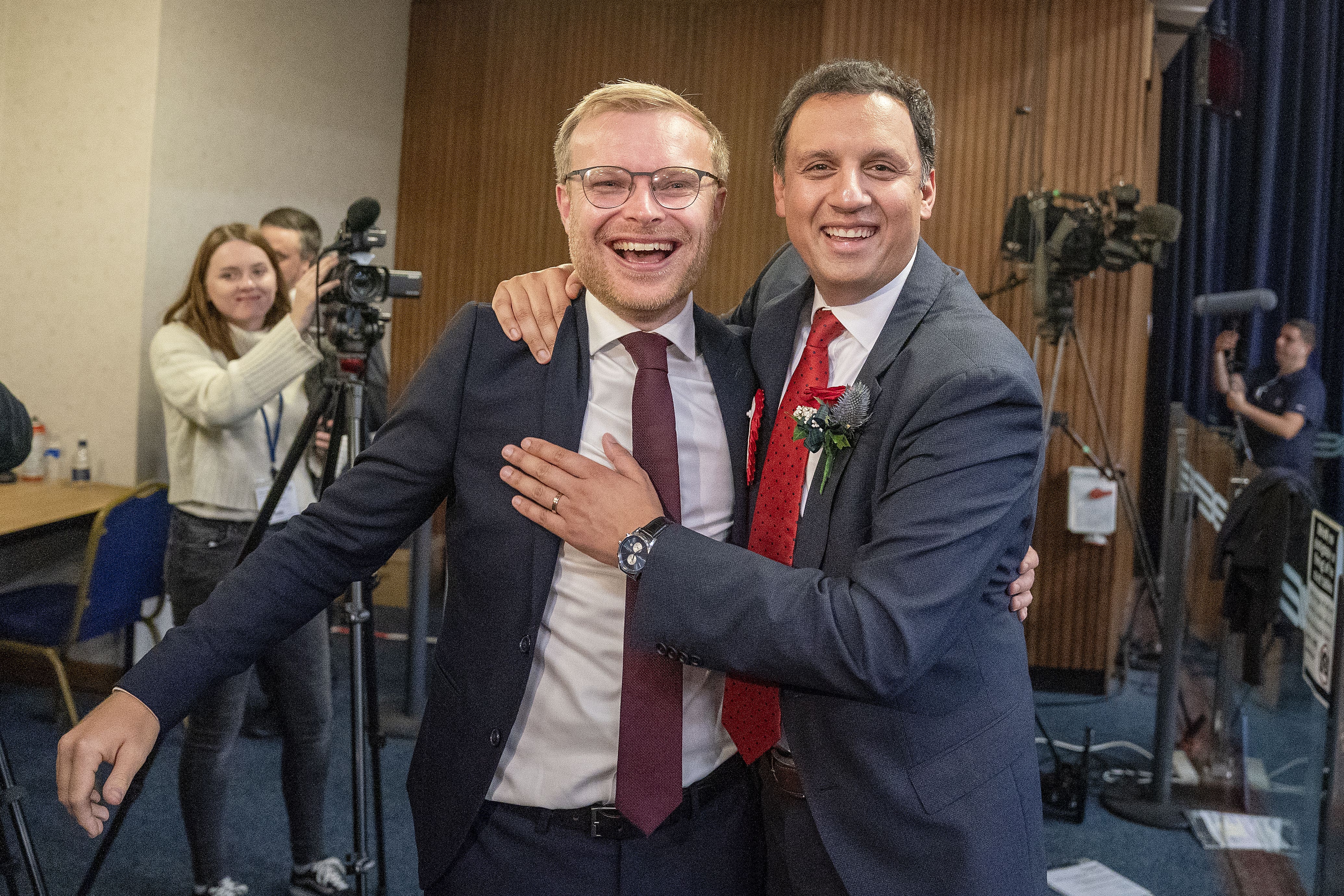 Labour’s Michael Shanks won in Rutherglen (PA)