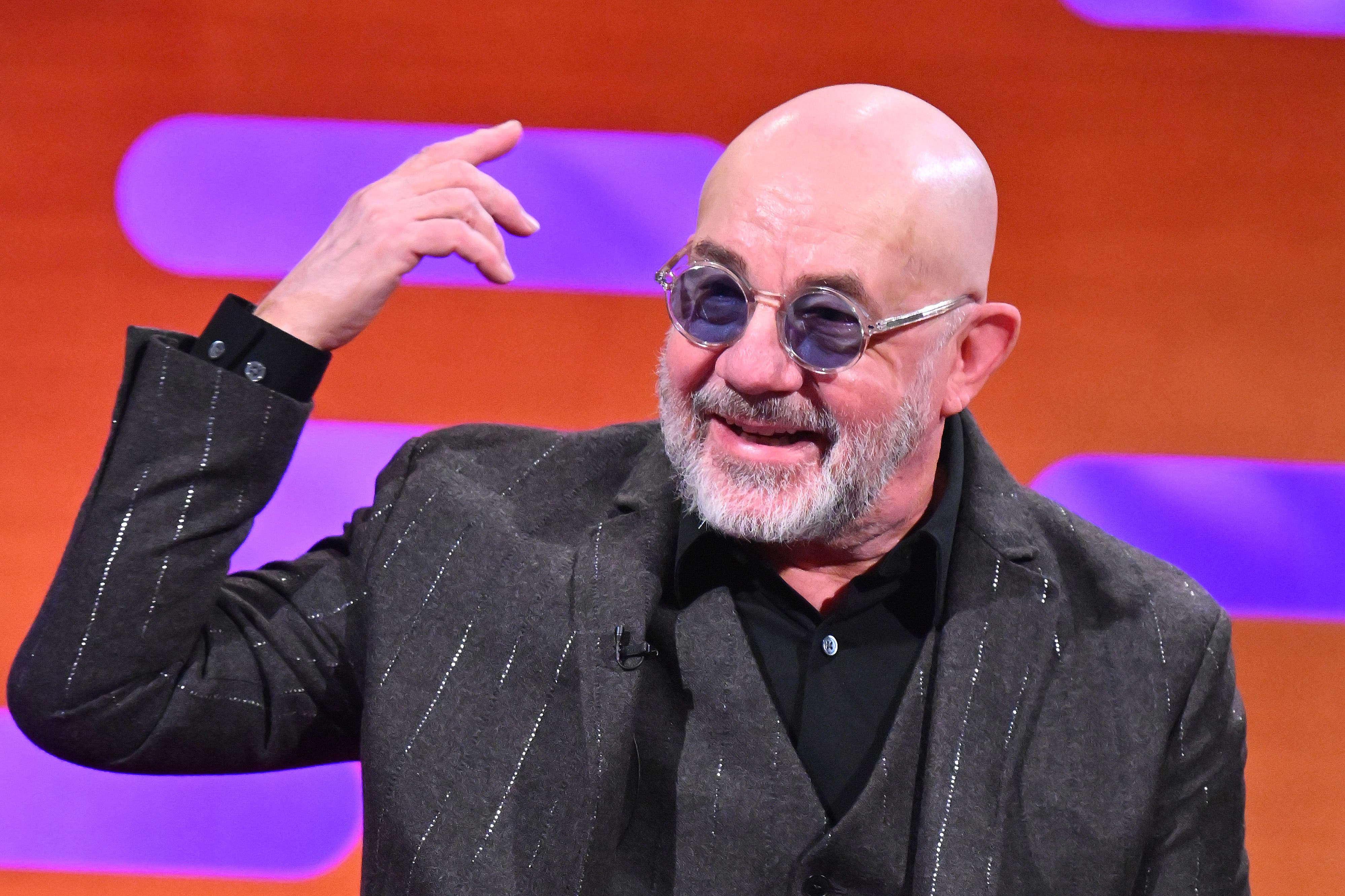 Bernie Taupin during filming for the Graham Norton Show (Matt Crossick/PA)