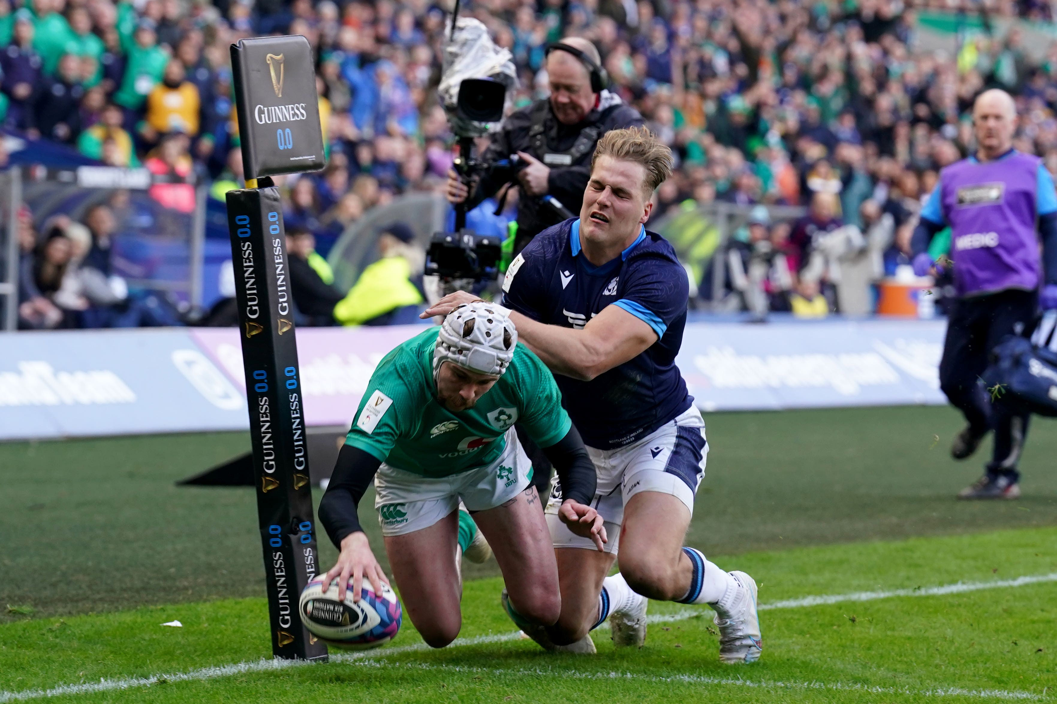 Ireland take on Scotland in France on Saturday (Andrew Milligan/PA)