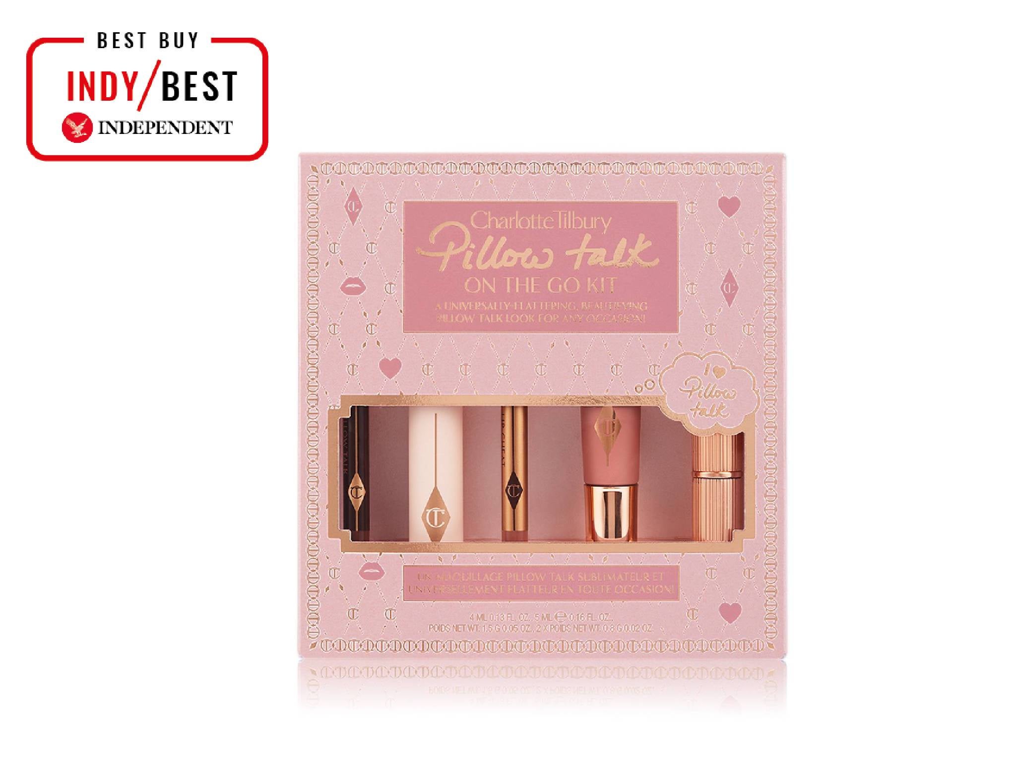 Charlotte Tilbury pillow talk on the go kit