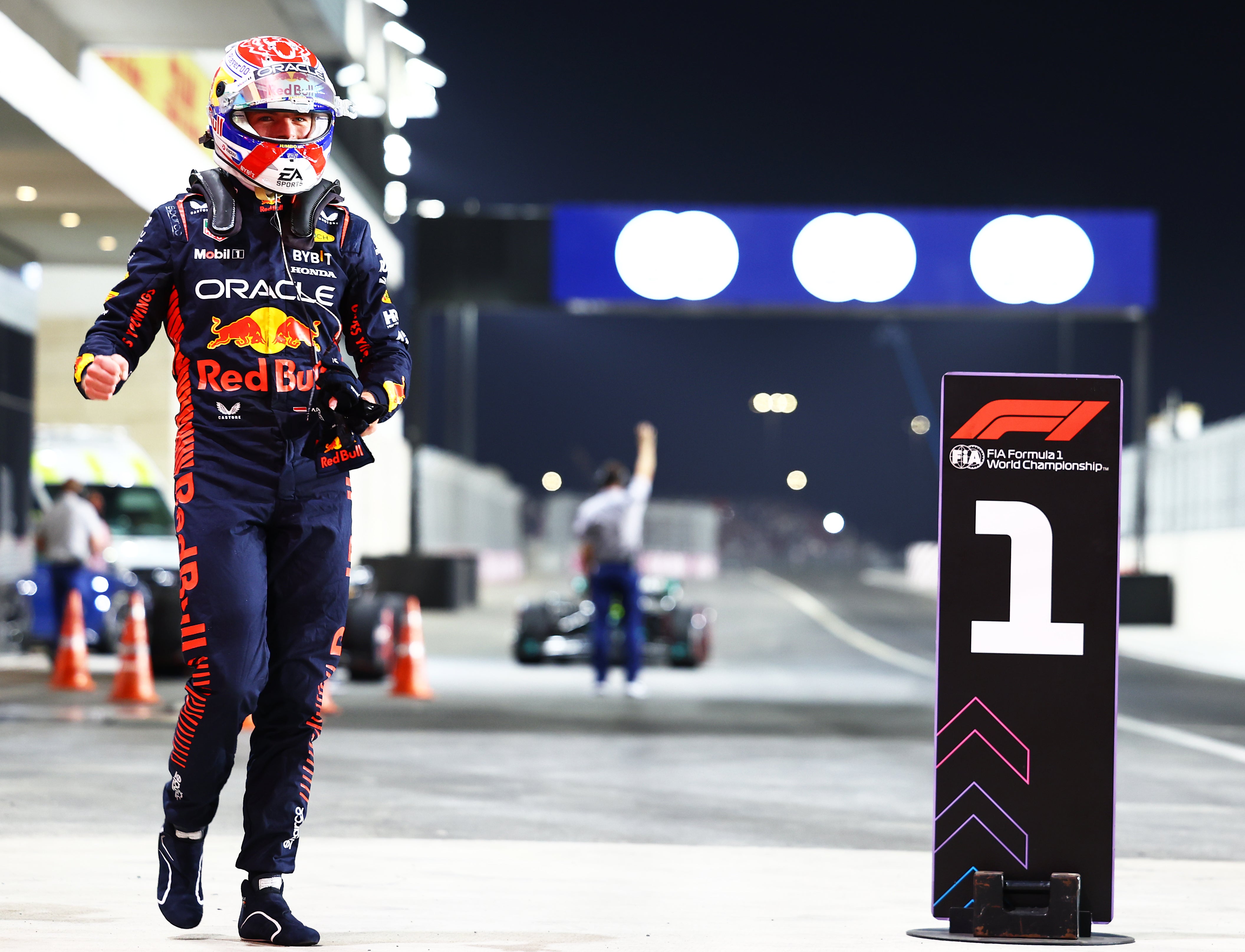 Max Verstappen is on pole for Sunday’s Qatar Grand Prix