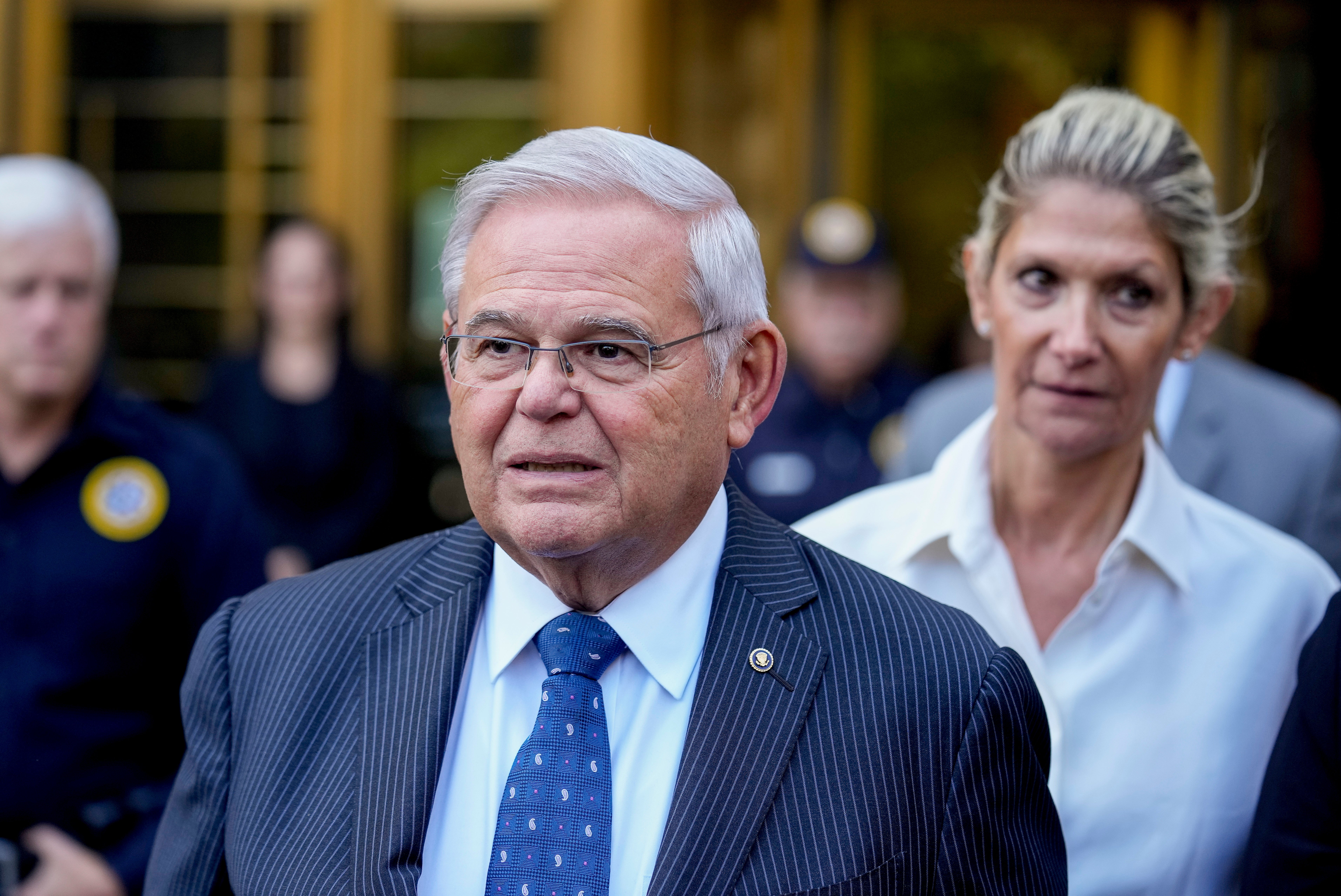 APTOPIX Menendez Bribery