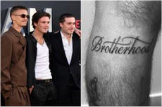 Brooklyn, Romeo and Cruz Beckham get matching tattoos