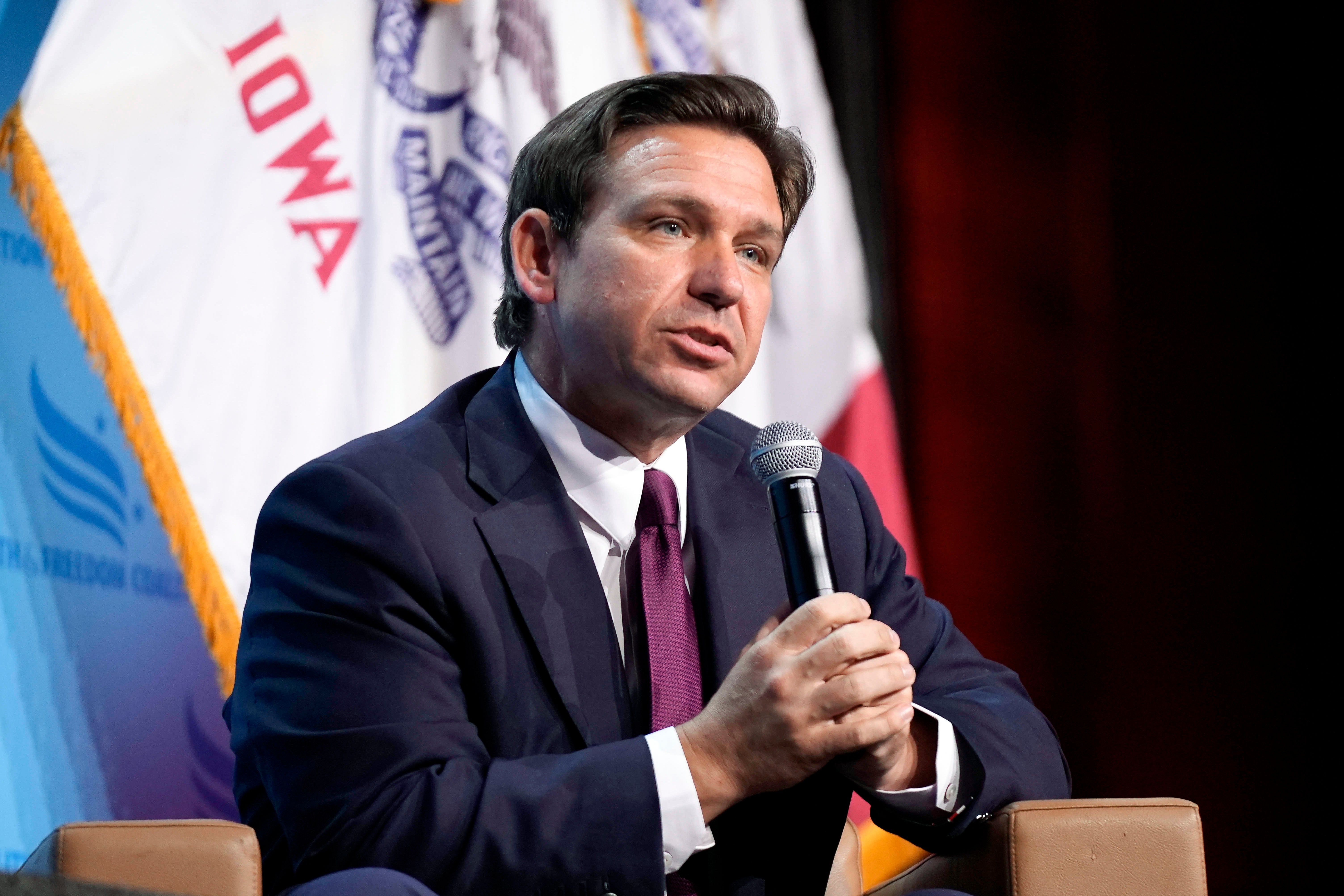 Ron DeSantis accused the Biden administration of helping to fund the attacks in Israel