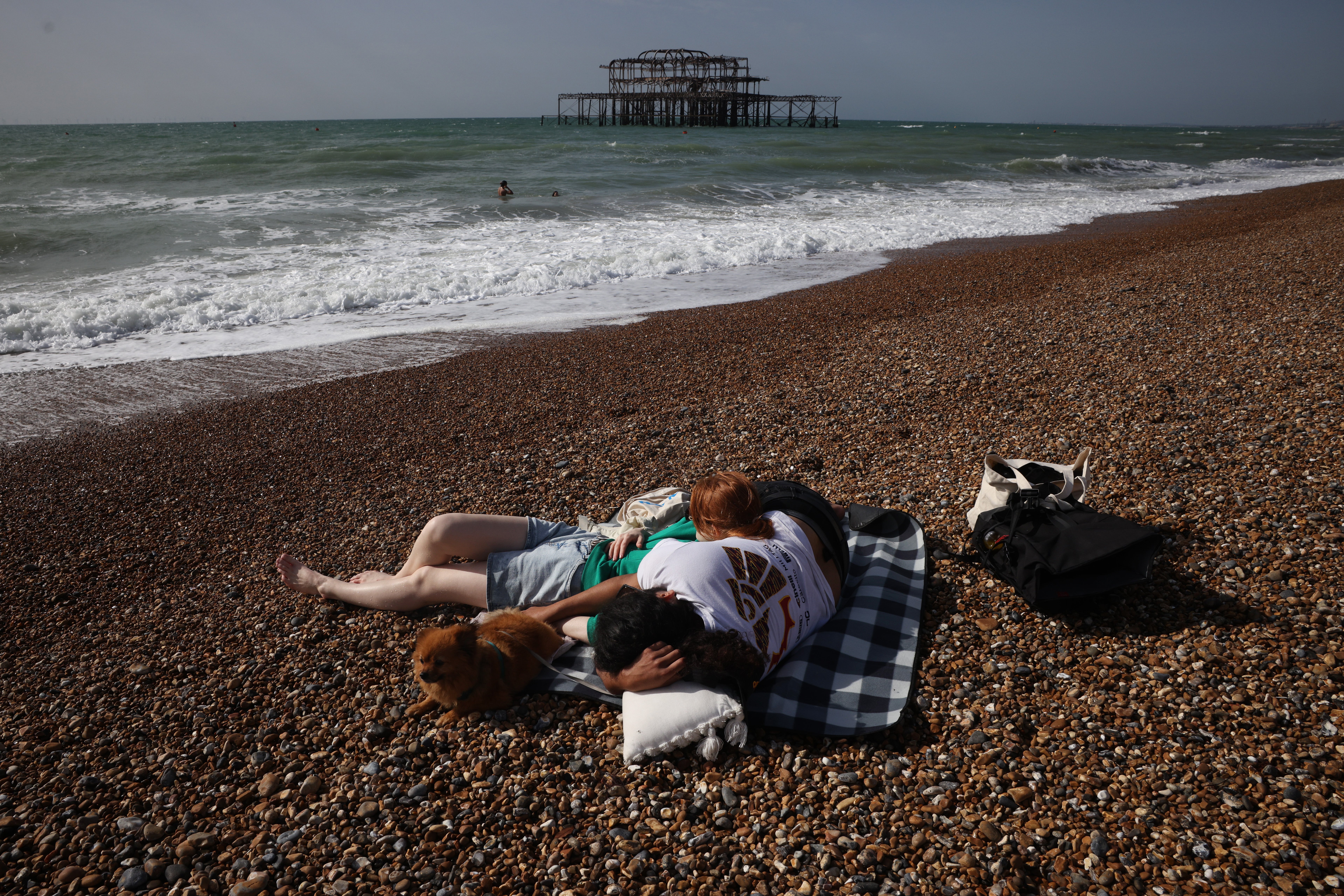 Brighton and many parts of southern England experienced unseasonably warm weather on Saturday