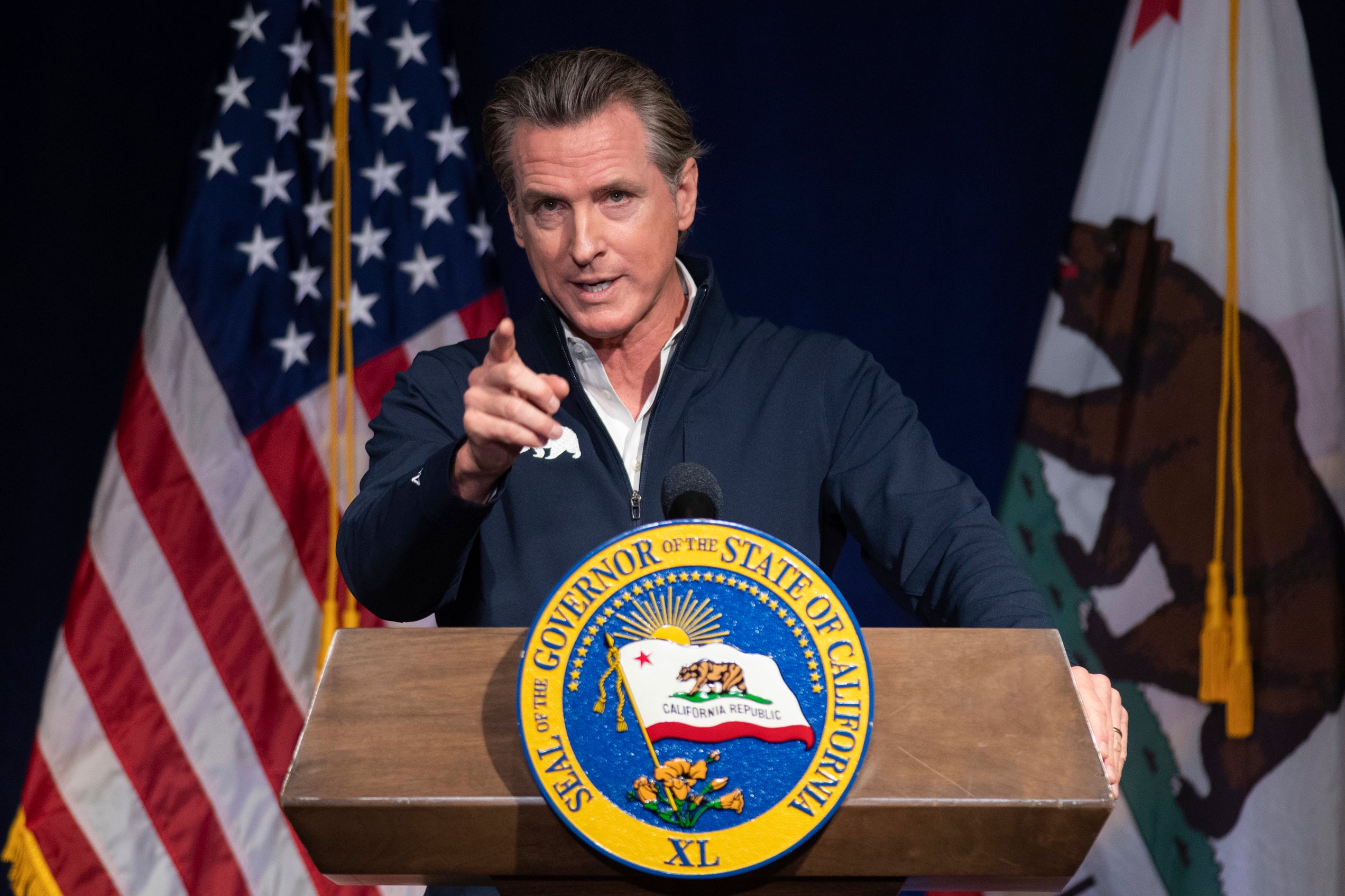 California Governor Gavin Newsom flew to Israel on his way to China