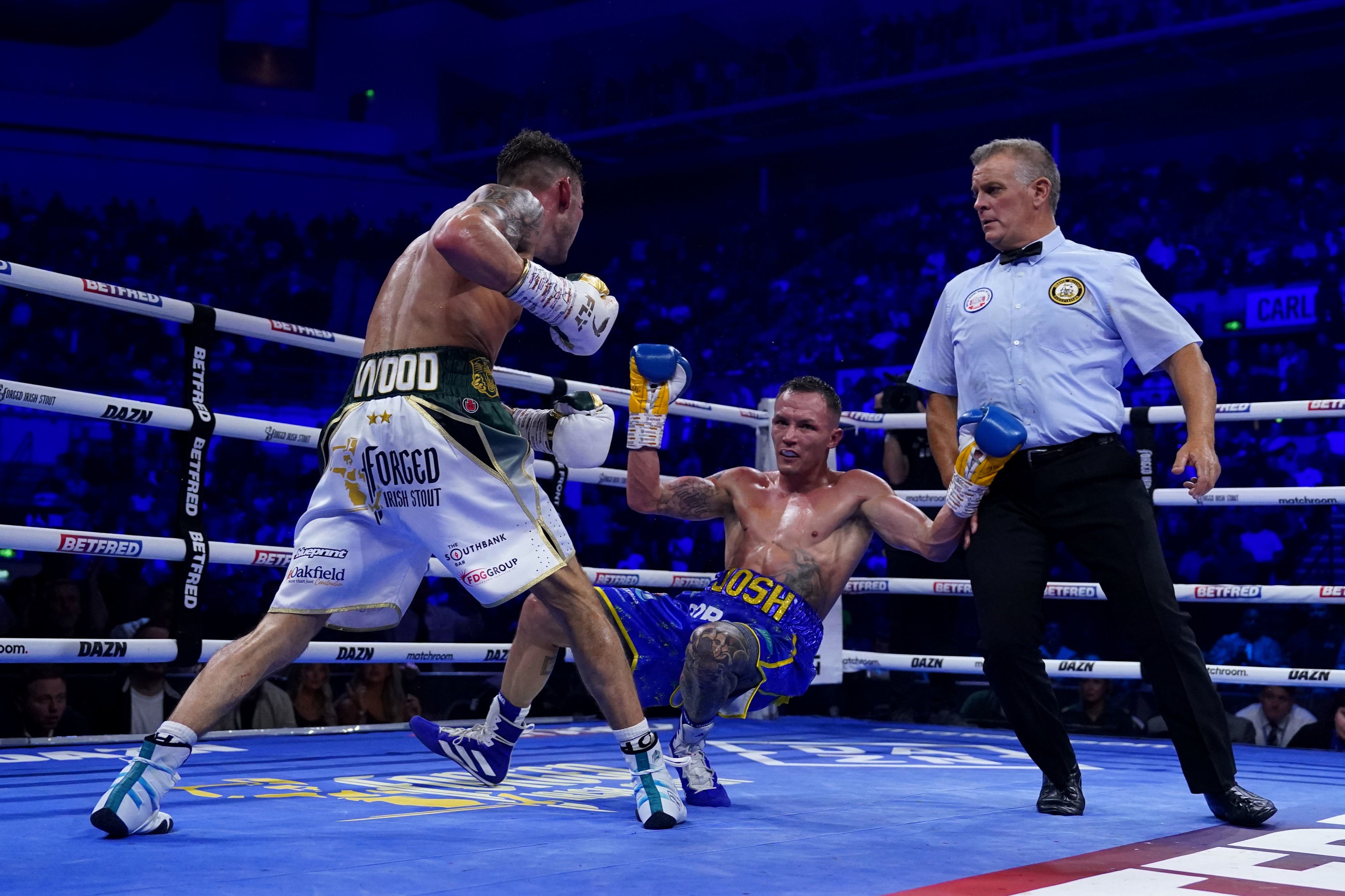 Leigh Wood stops Josh Warrington in brutal fashion