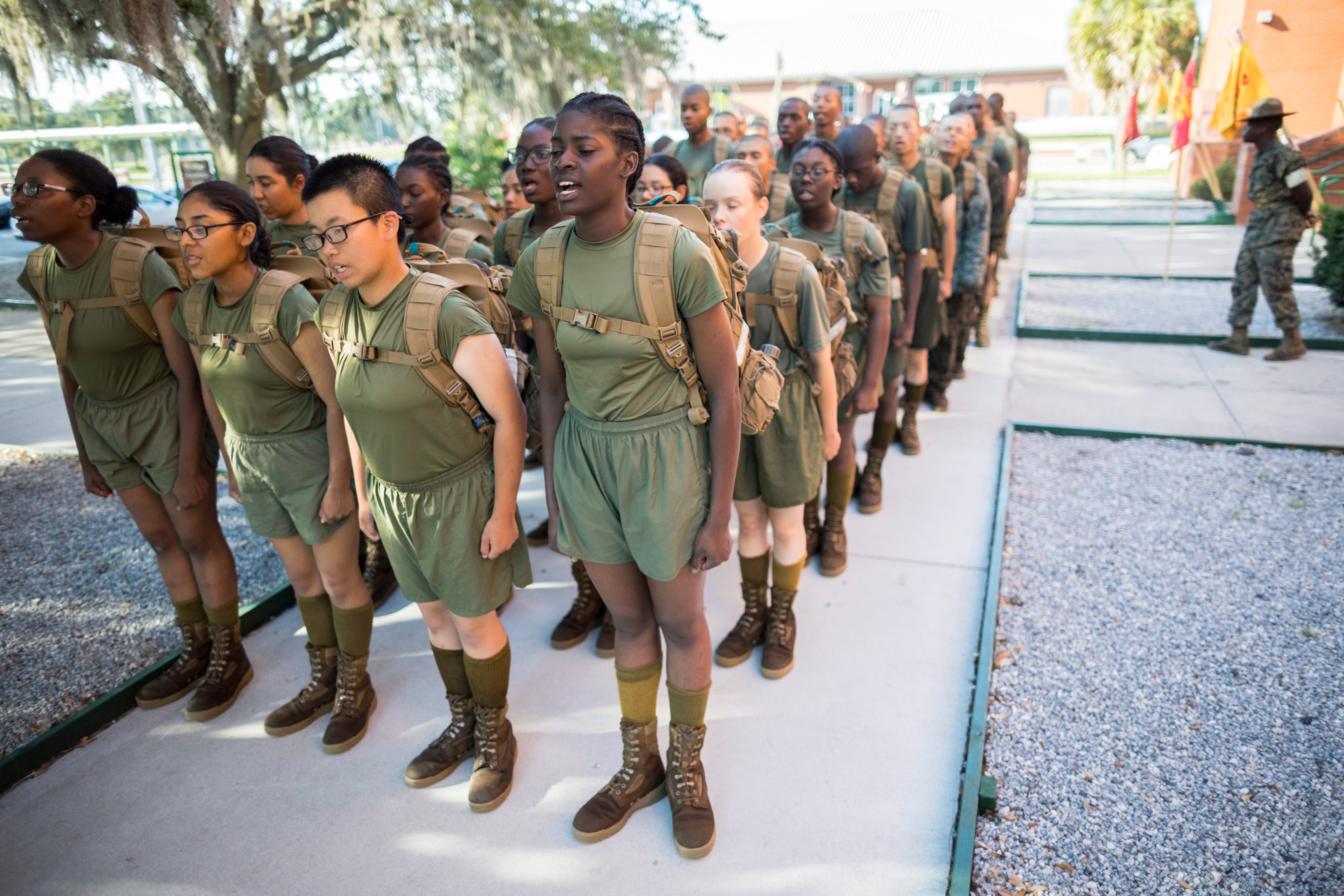 Marines Integrating Women