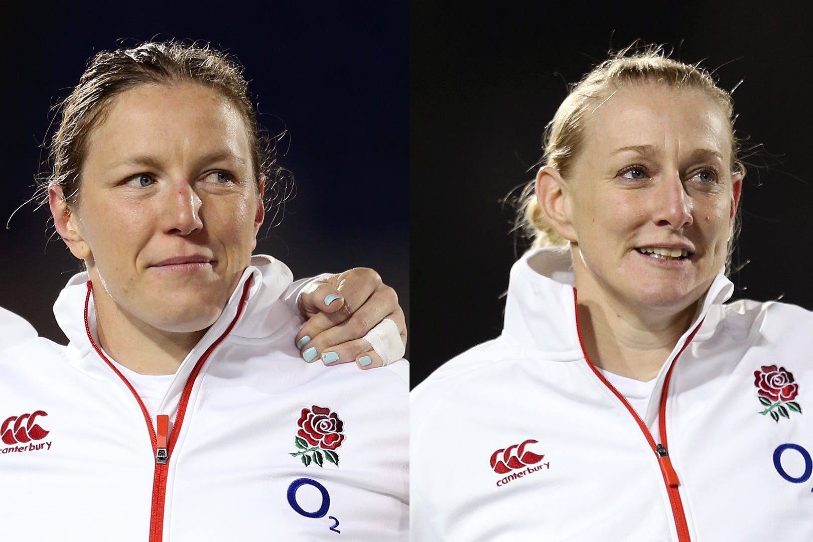 Rochelle Clark (left) and Tamara Taylor (right) are cycling from London to Paris for charity (Paul Harding/PA)