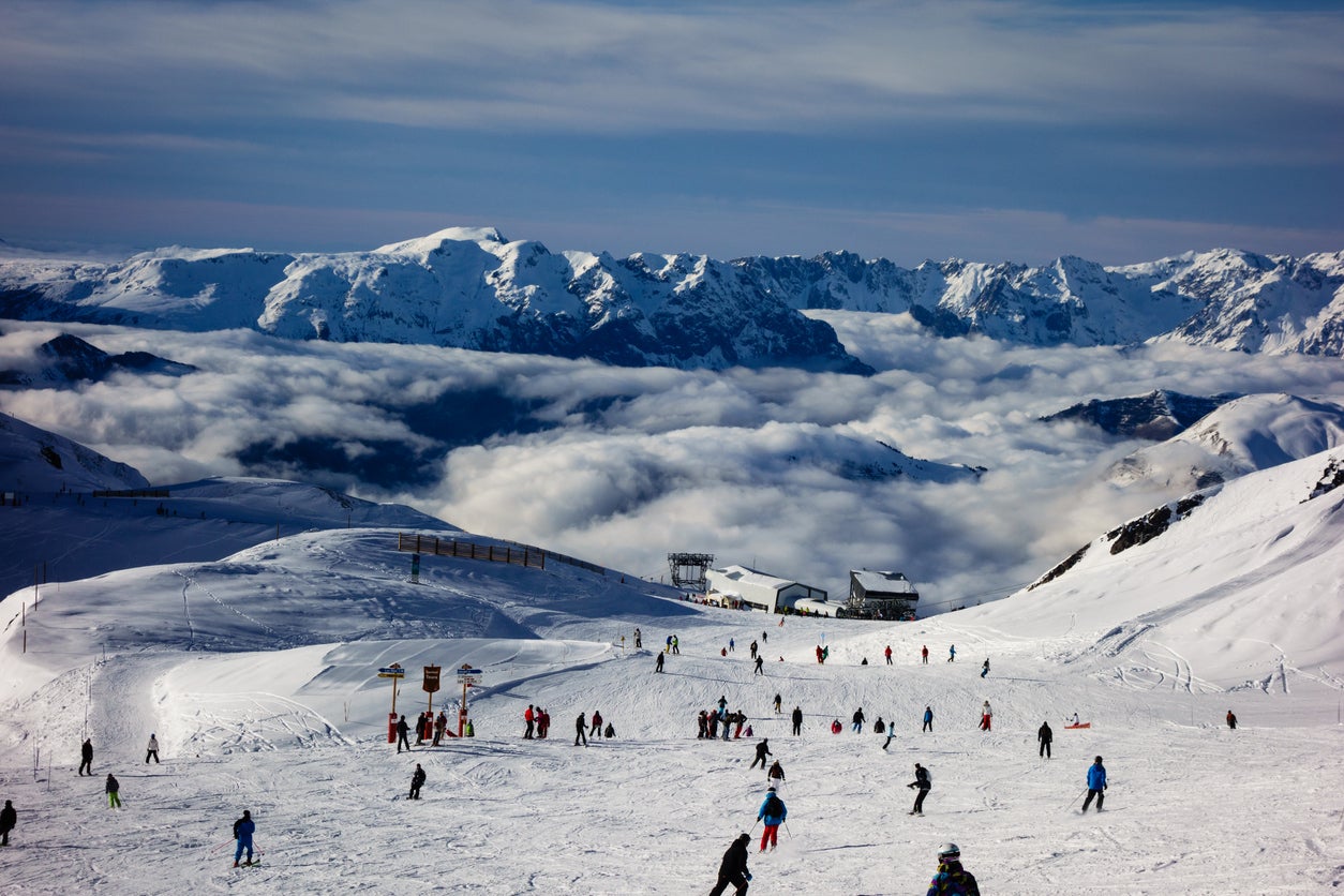 Alpe d’Huez is just under 40 miles away from Grenoble