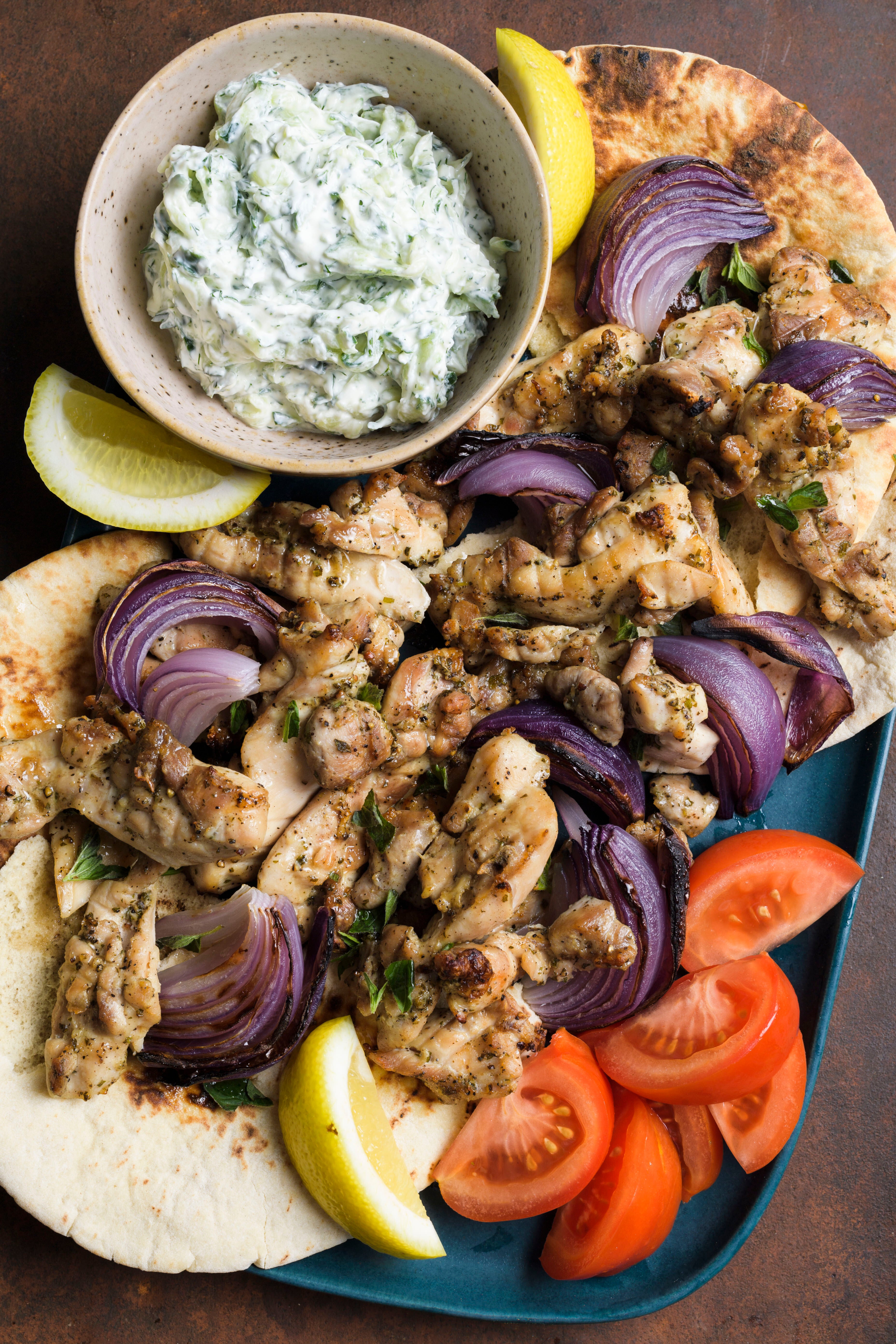 Food-MilkStreet-Chicken Souvlaki with Tzatziki
