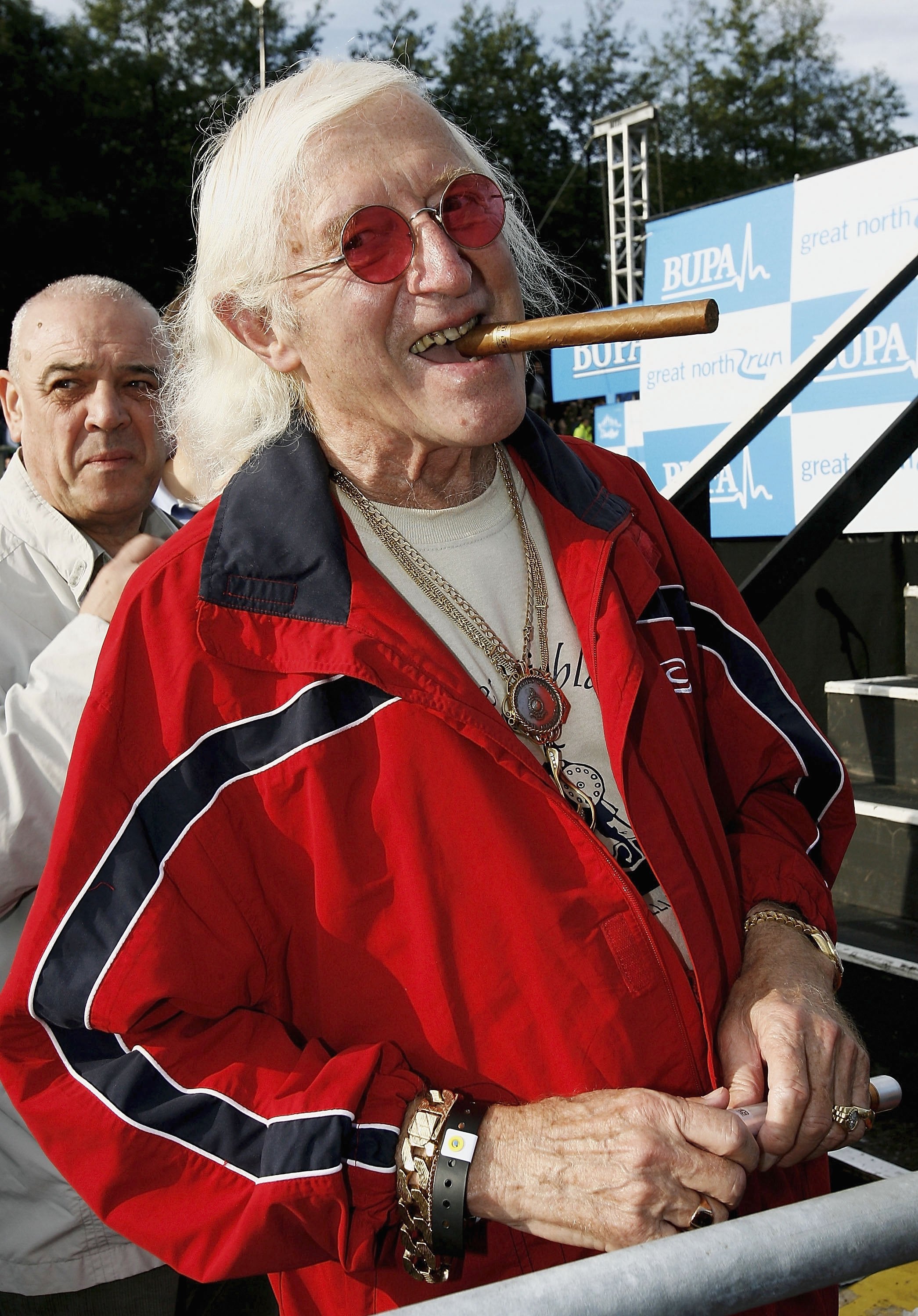 Saville prepares for The Bupa Great North Run on 1 October 2006 in Newcastle