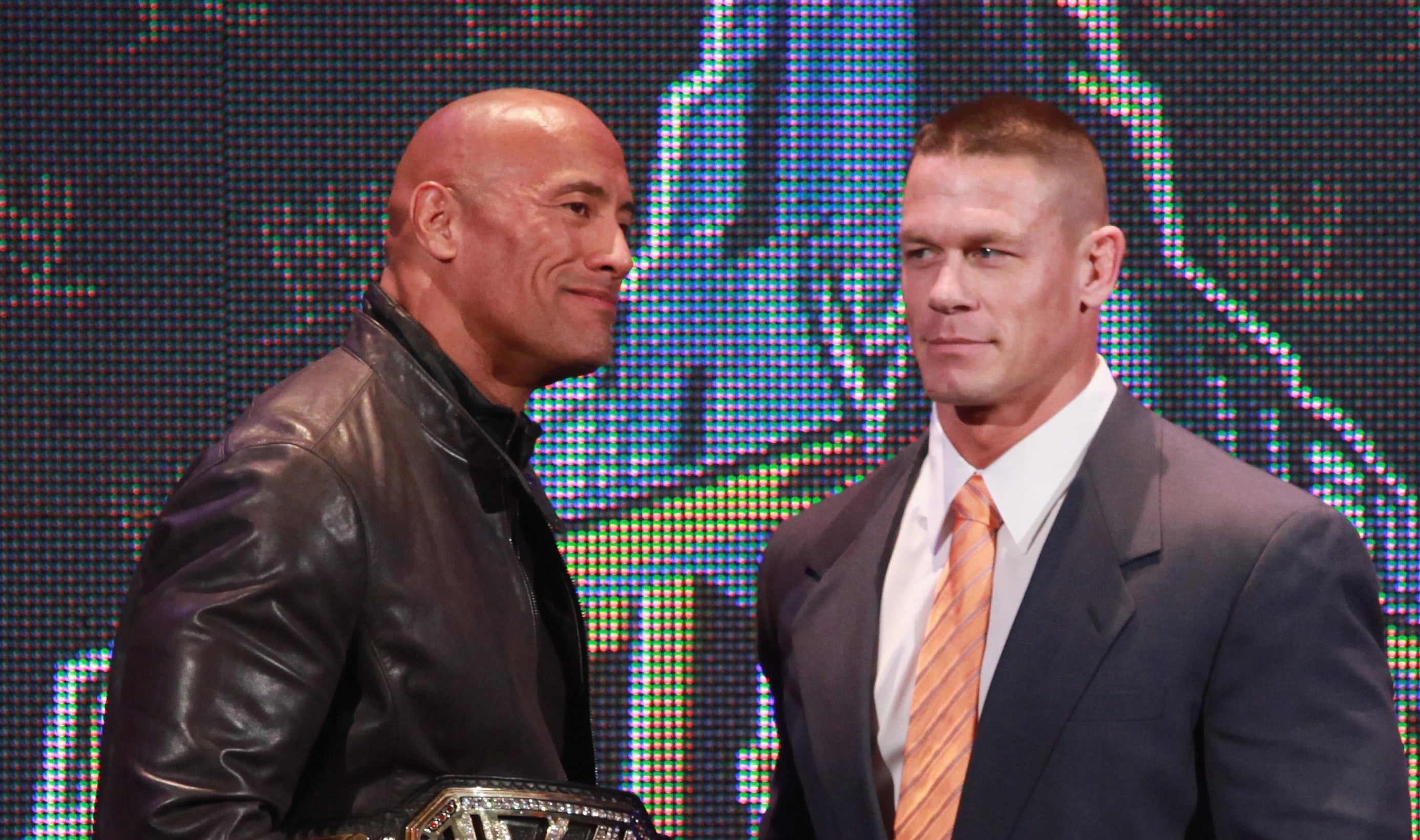 Dwayne Johnson and John Cena