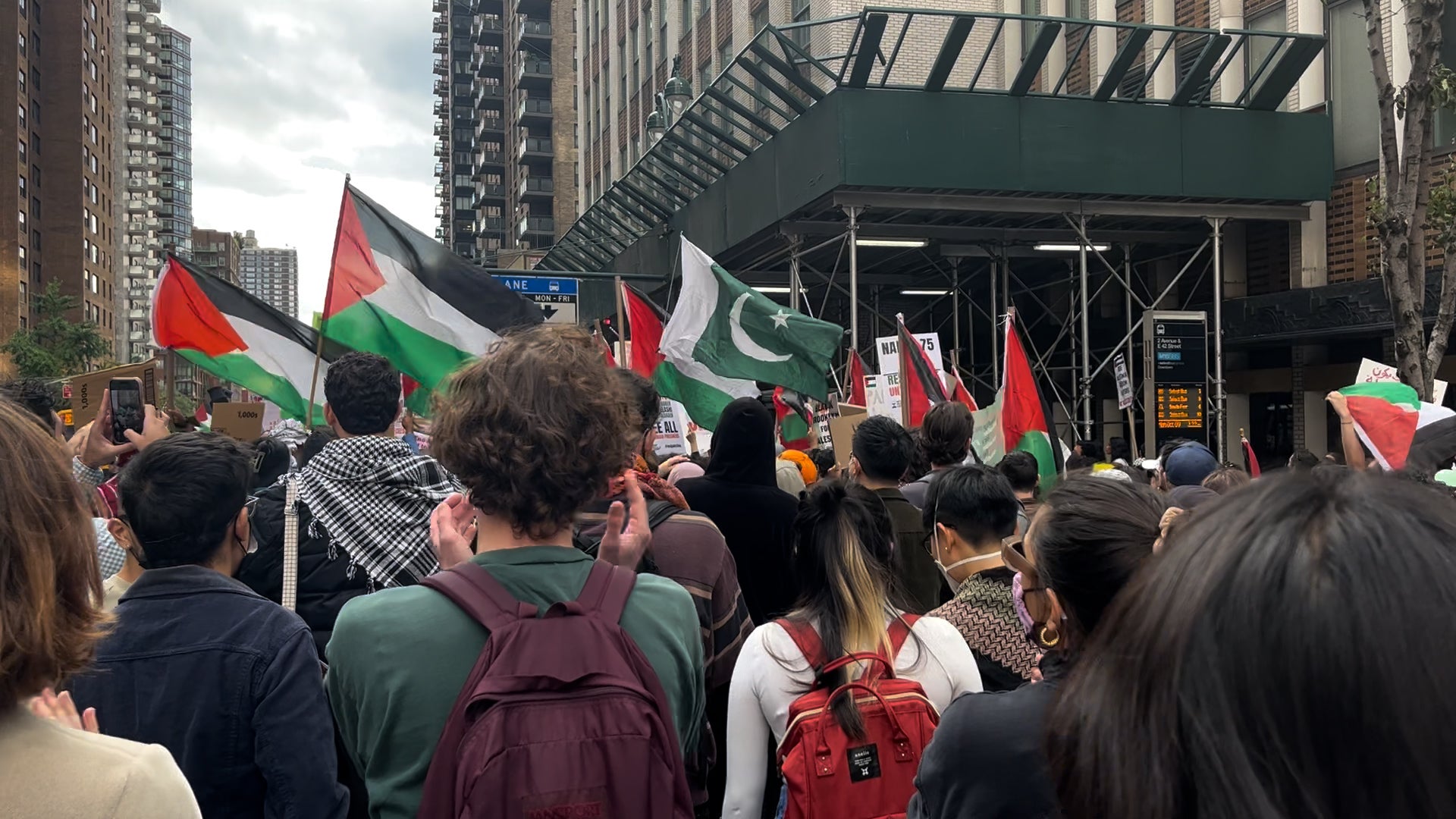 Pro-Palestine protests in New York