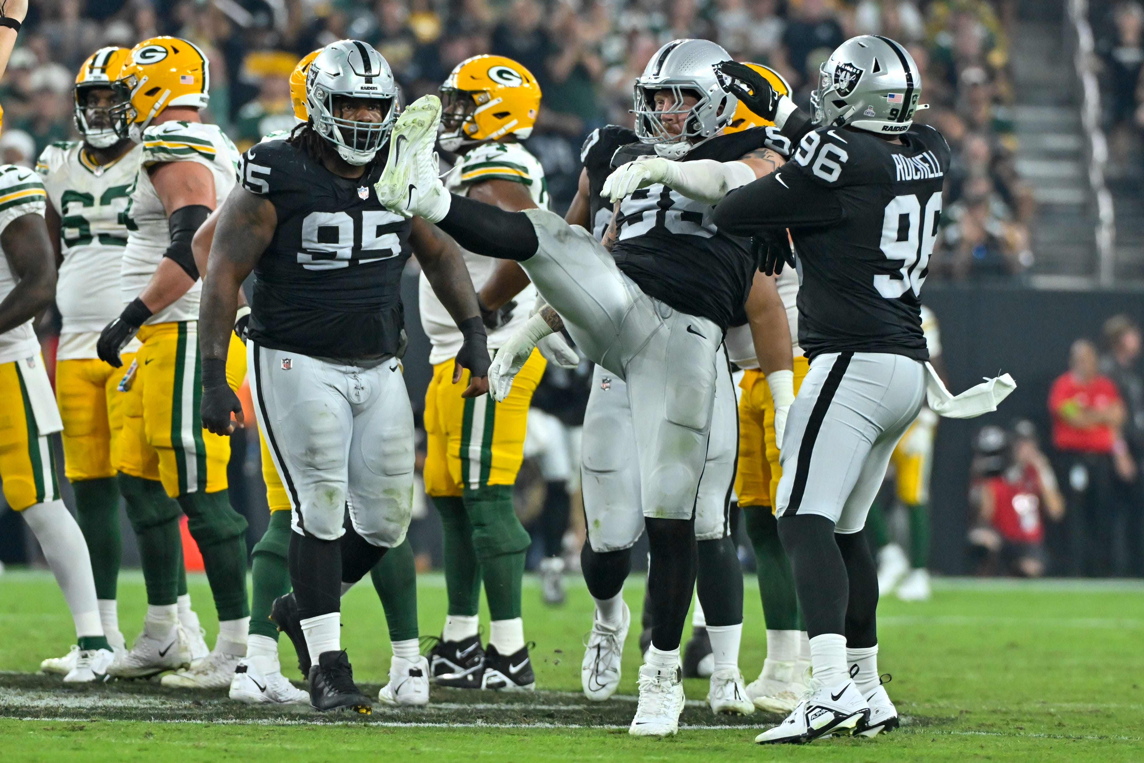 Las Vegas Raiders’ sealed a late win (David Becker/PA)