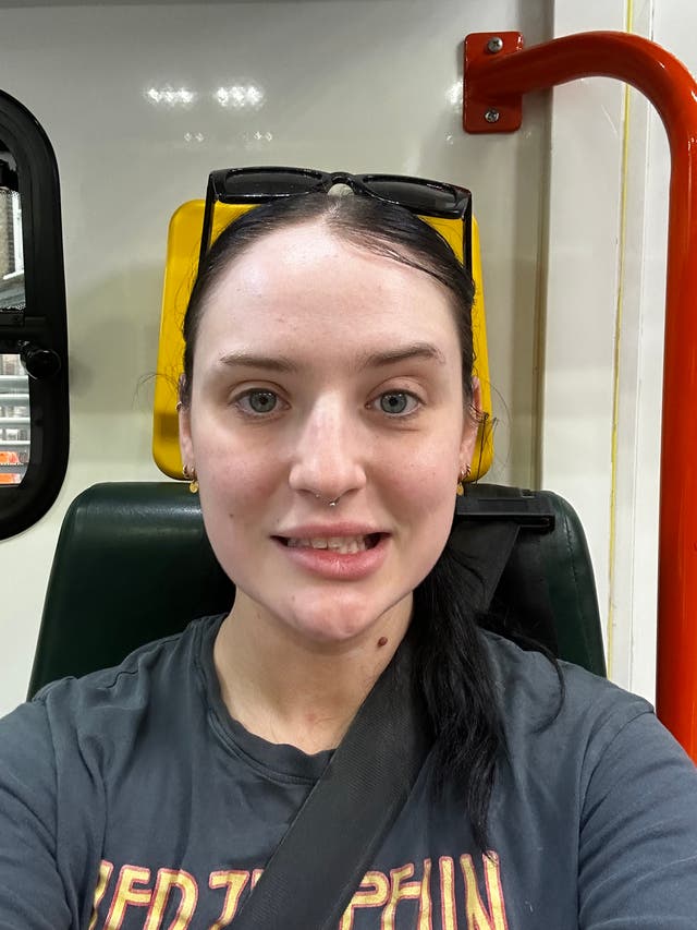 <p>Caoimhe Reddy, 26 who woke up to find half of her face paralysed</p>