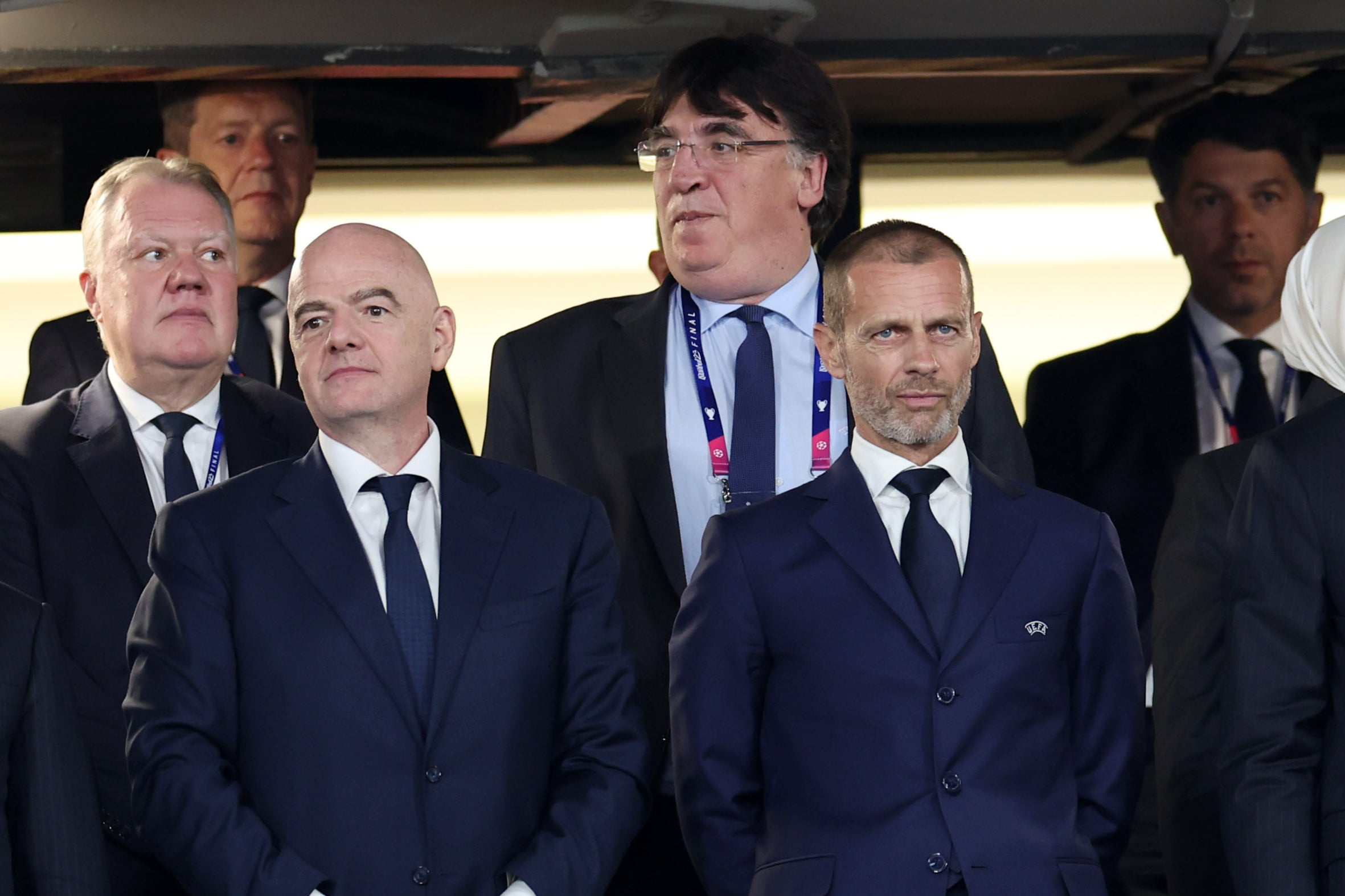 Fifa president Gianni Infantino and Uefa president Aleksander Ceferin are overly concerned with furthering their own interests
