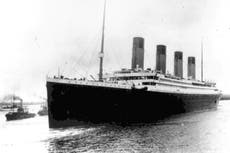 A company cancels its plans to recover more Titanic artifacts. Its renowned expert died on the Titan
