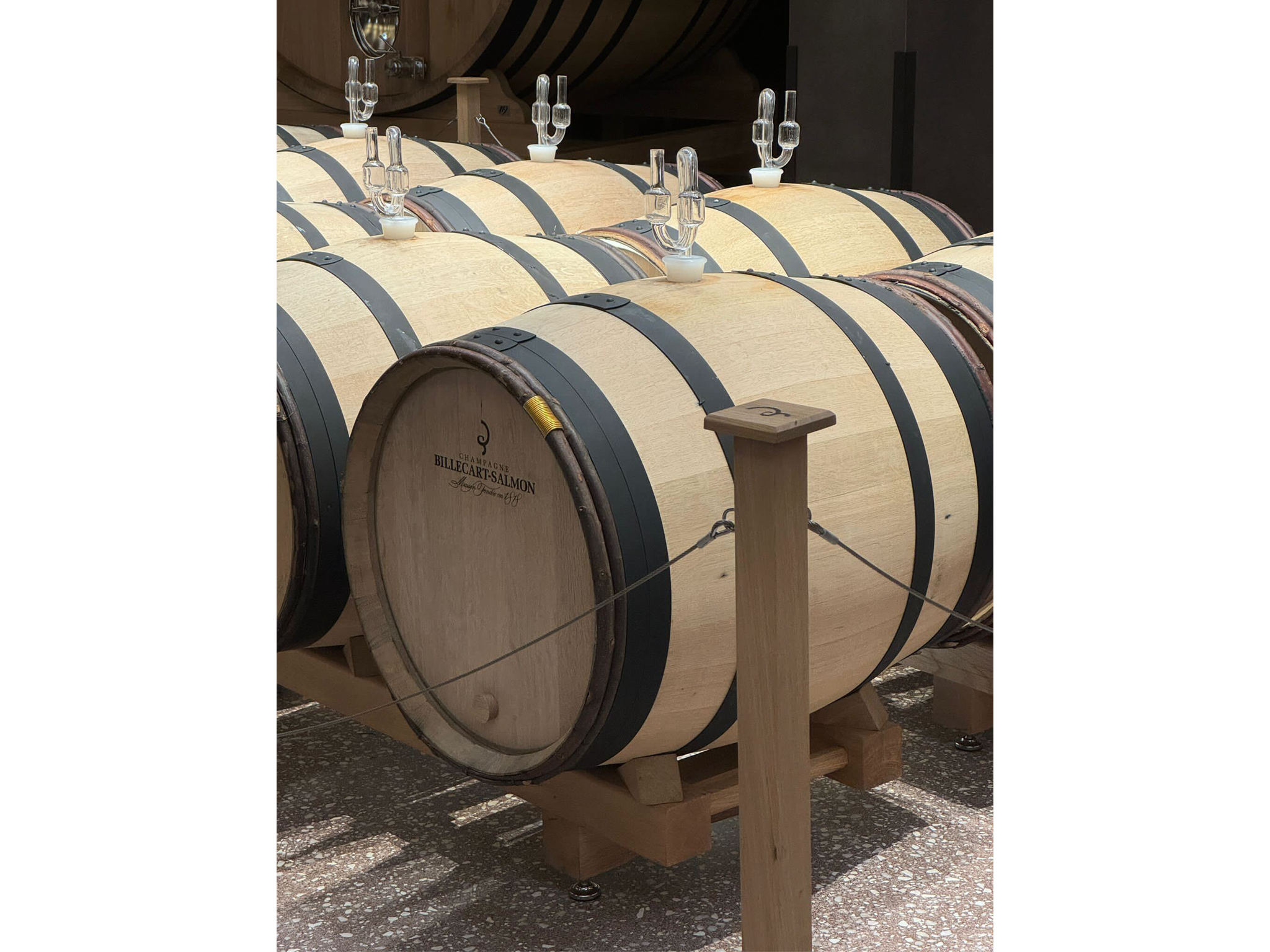 Some wines continue to be vinified in second- or third-use oak barrels