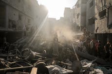 Israel-Hamas war – live: Gaza says more than 1,300 Palestinians killed in IDF airstrikes as supplies cut off